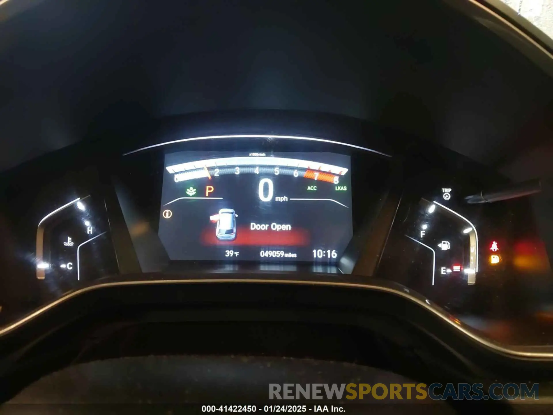 7 Photograph of a damaged car 5J6RW2H53KL007733 HONDA CR-V 2019