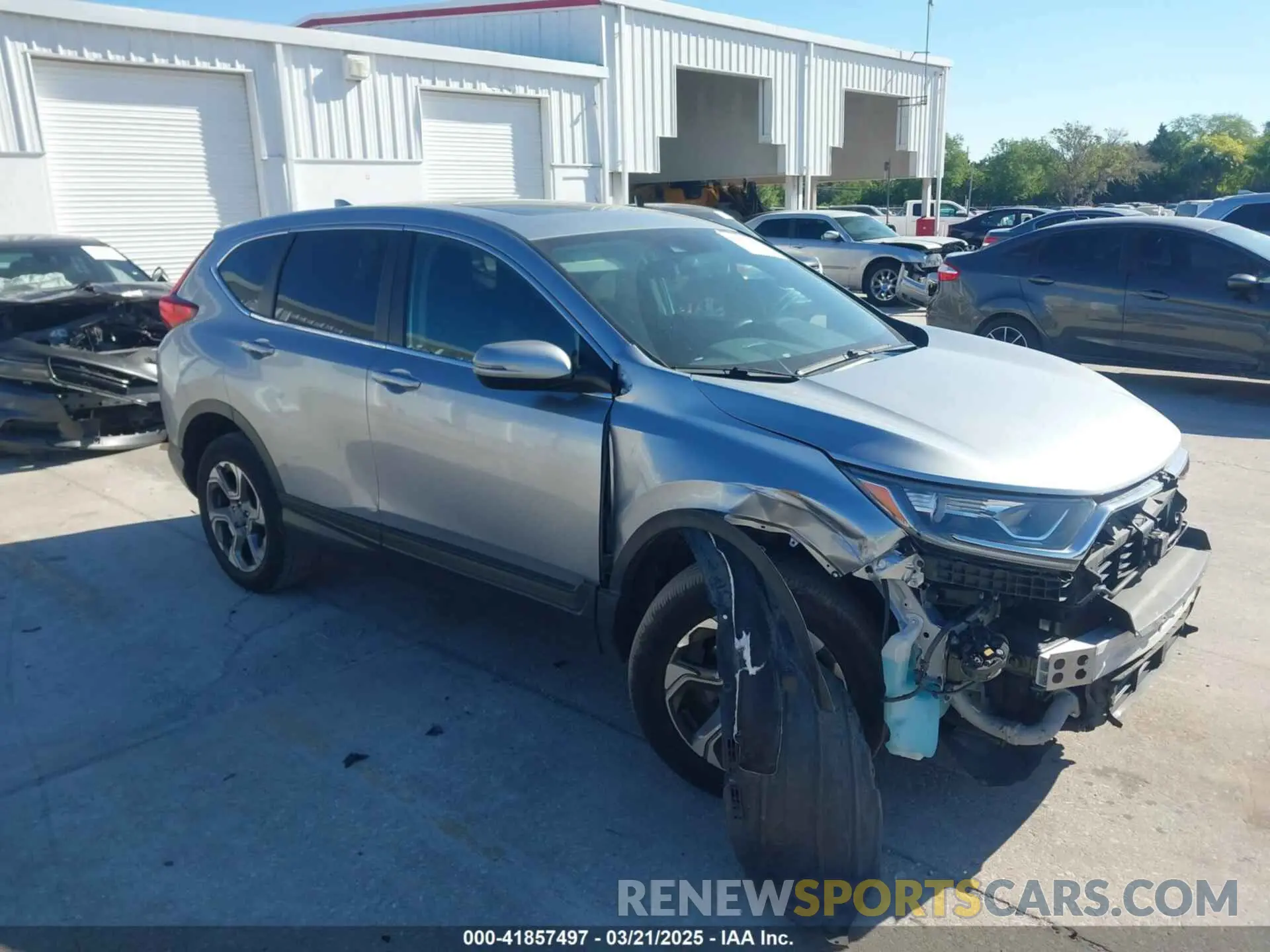 1 Photograph of a damaged car 5J6RW2H56KA020441 HONDA CR-V 2019