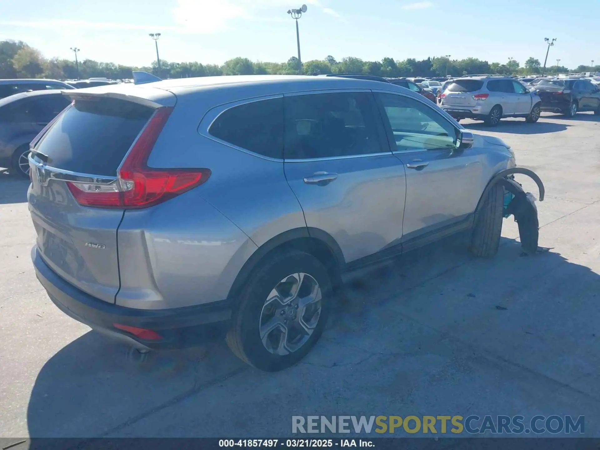 4 Photograph of a damaged car 5J6RW2H56KA020441 HONDA CR-V 2019