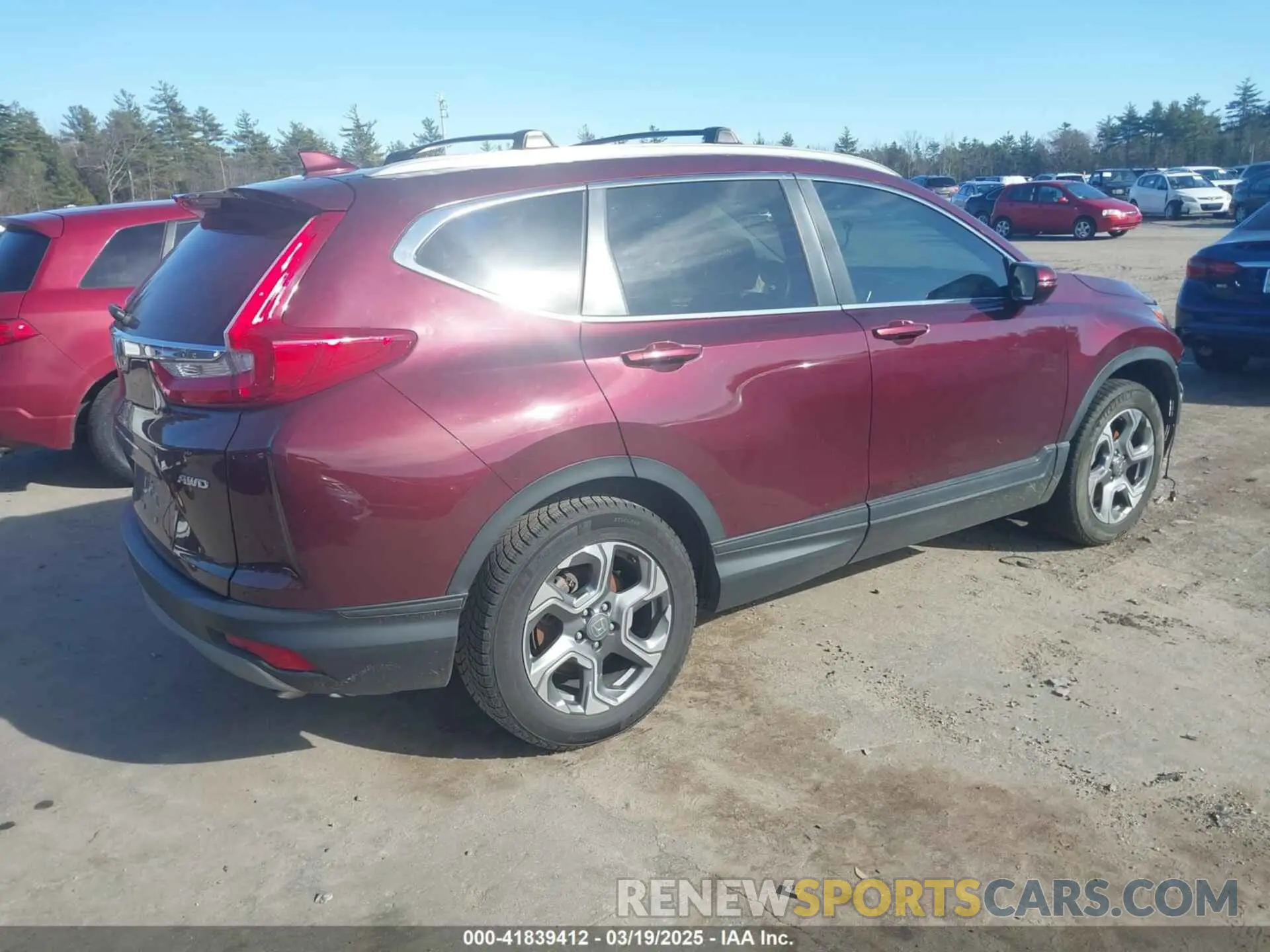 4 Photograph of a damaged car 5J6RW2H56KL009251 HONDA CR-V 2019