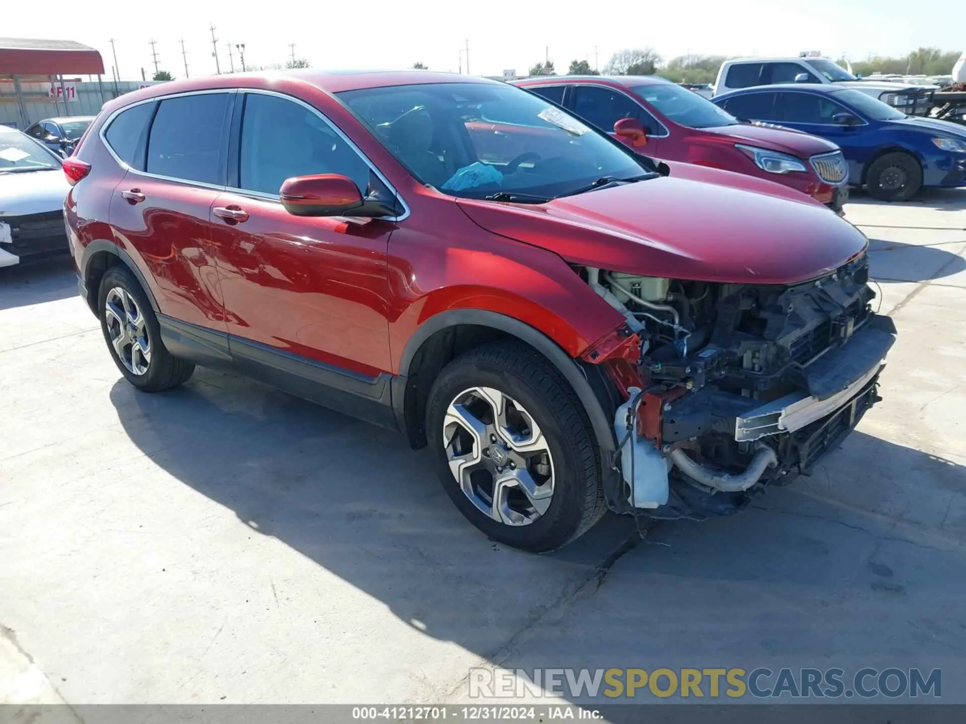 1 Photograph of a damaged car 5J6RW2H57KL008089 HONDA CR-V 2019