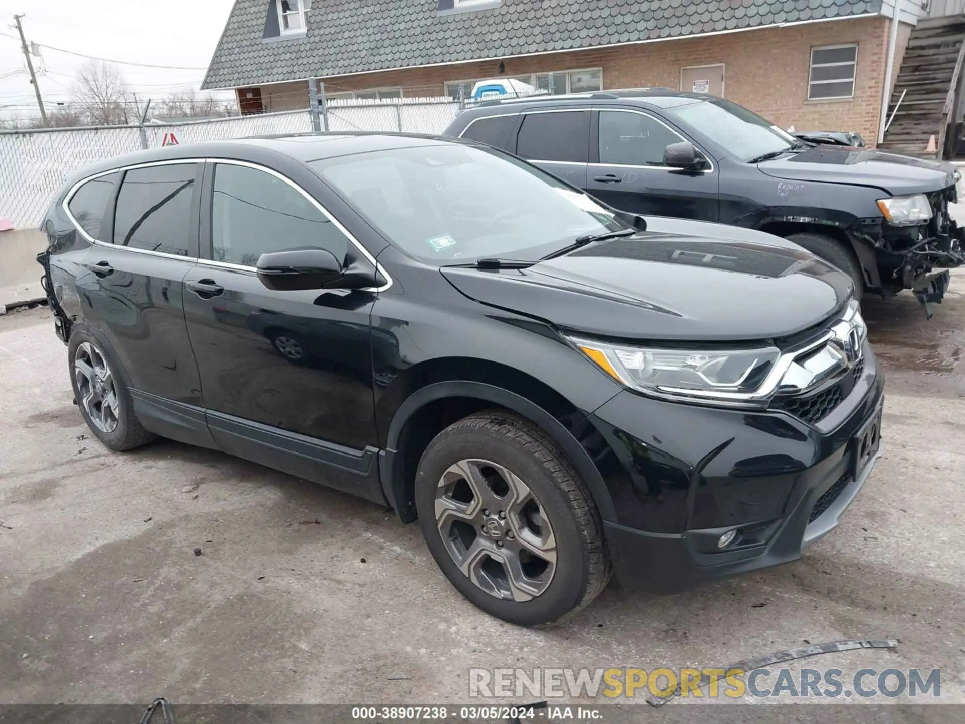 1 Photograph of a damaged car 5J6RW2H81KL023875 HONDA CR-V 2019