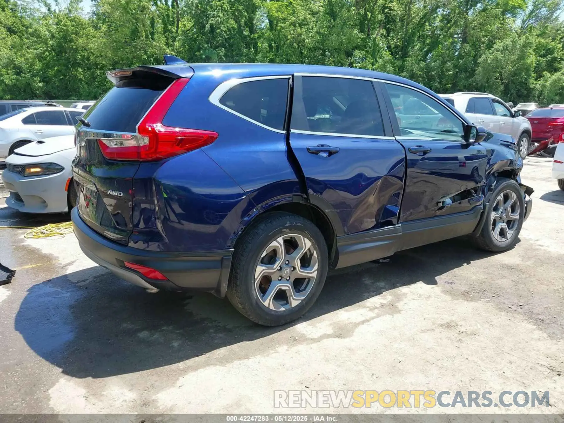 4 Photograph of a damaged car 5J6RW2H82KL020631 HONDA CR-V 2019