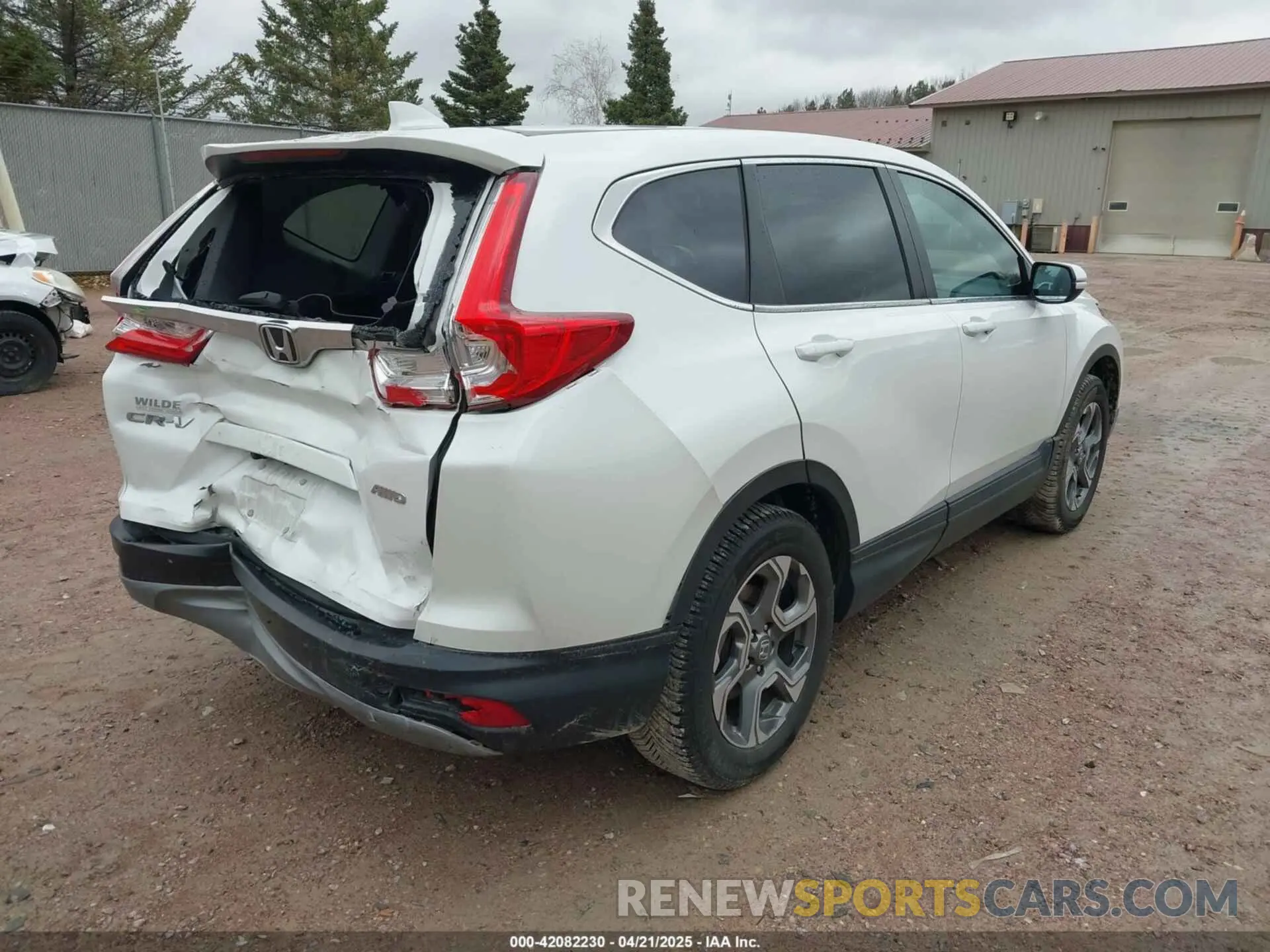 4 Photograph of a damaged car 5J6RW2H87KL018230 HONDA CR-V 2019