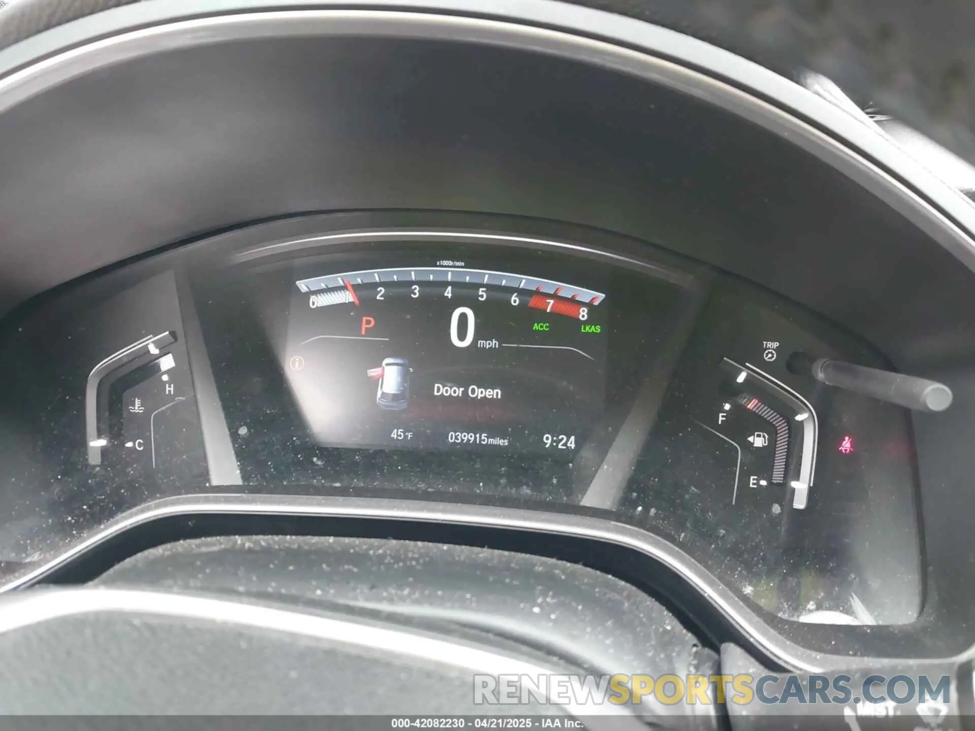 7 Photograph of a damaged car 5J6RW2H87KL018230 HONDA CR-V 2019