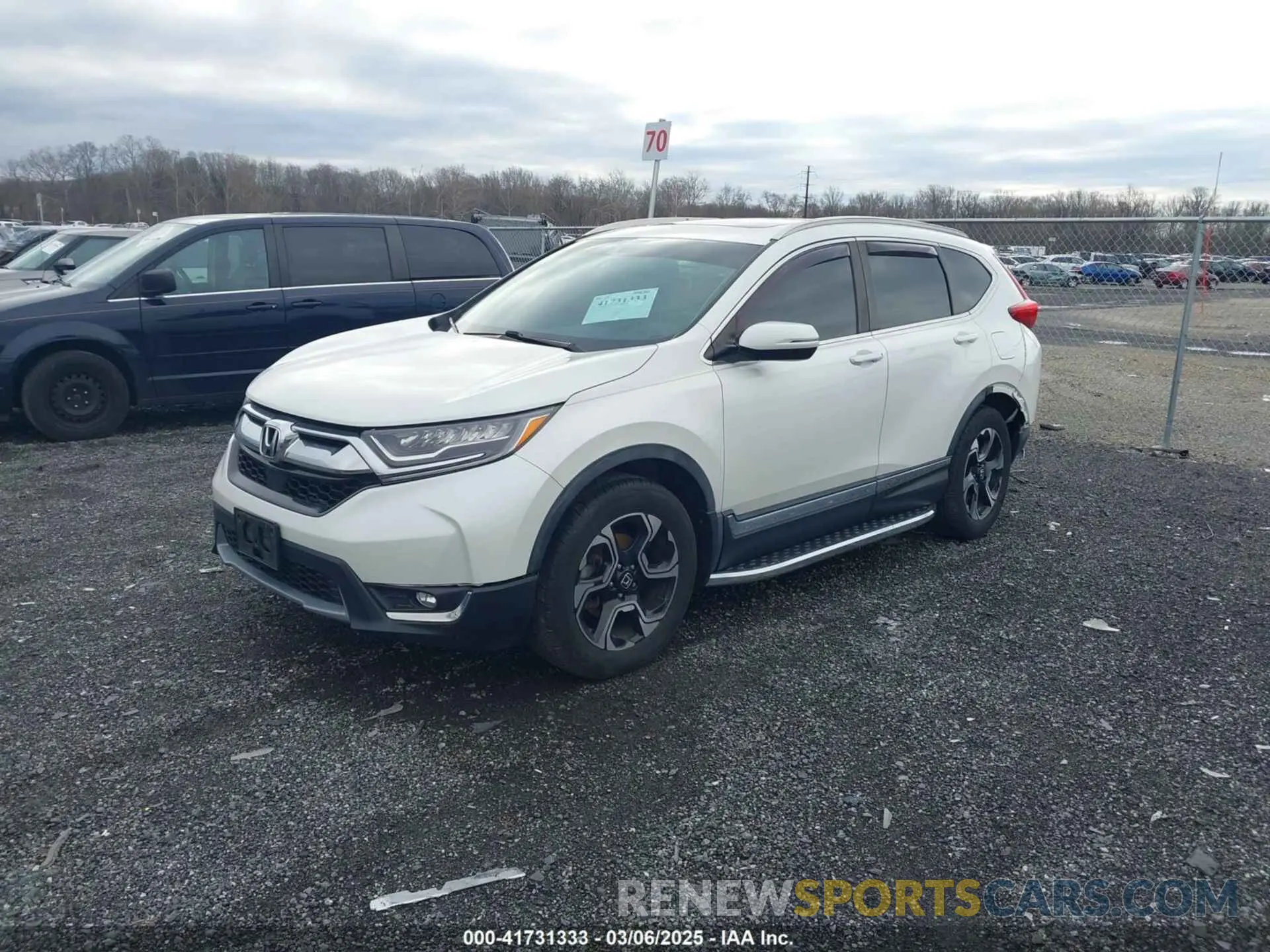 2 Photograph of a damaged car 5J6RW2H94KL003791 HONDA CR-V 2019