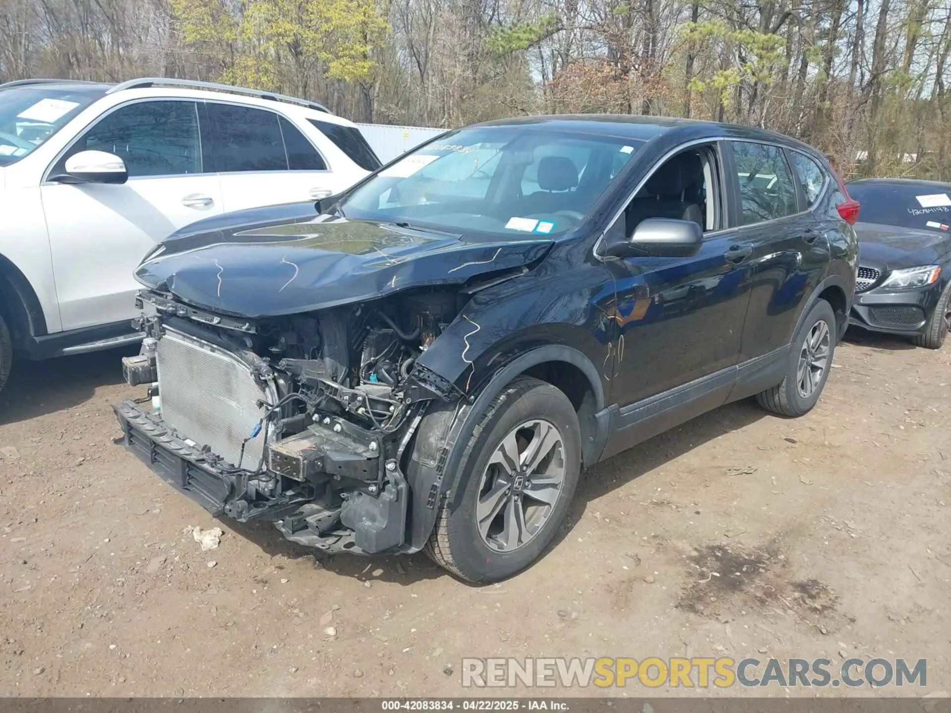 2 Photograph of a damaged car 5J6RW6H31KL005193 HONDA CR-V 2019
