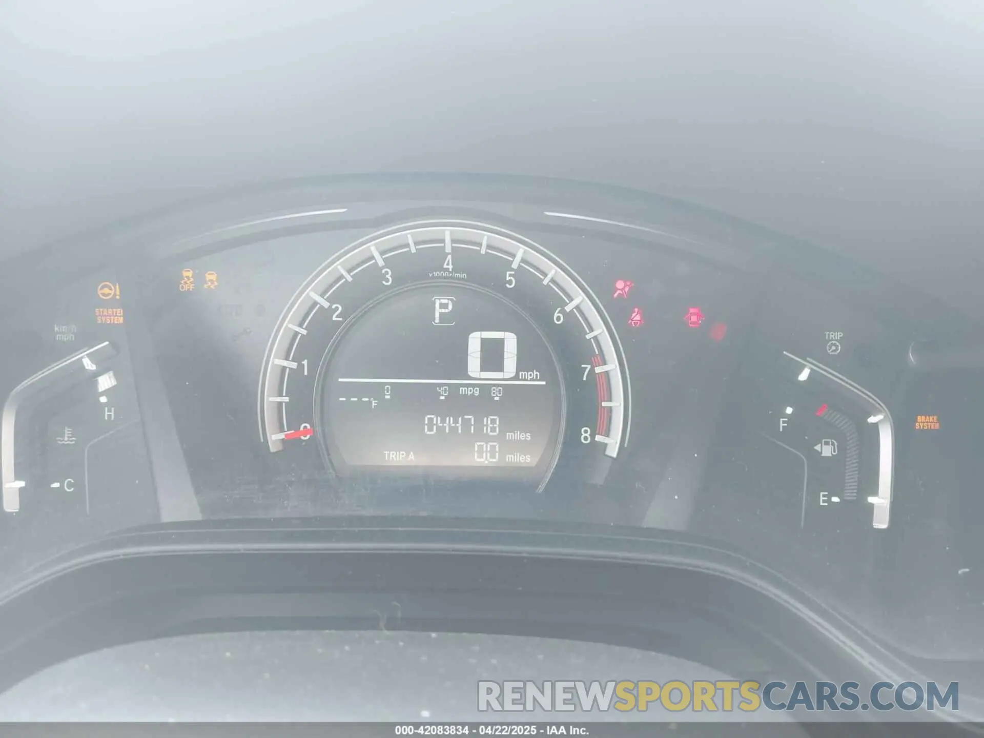 7 Photograph of a damaged car 5J6RW6H31KL005193 HONDA CR-V 2019