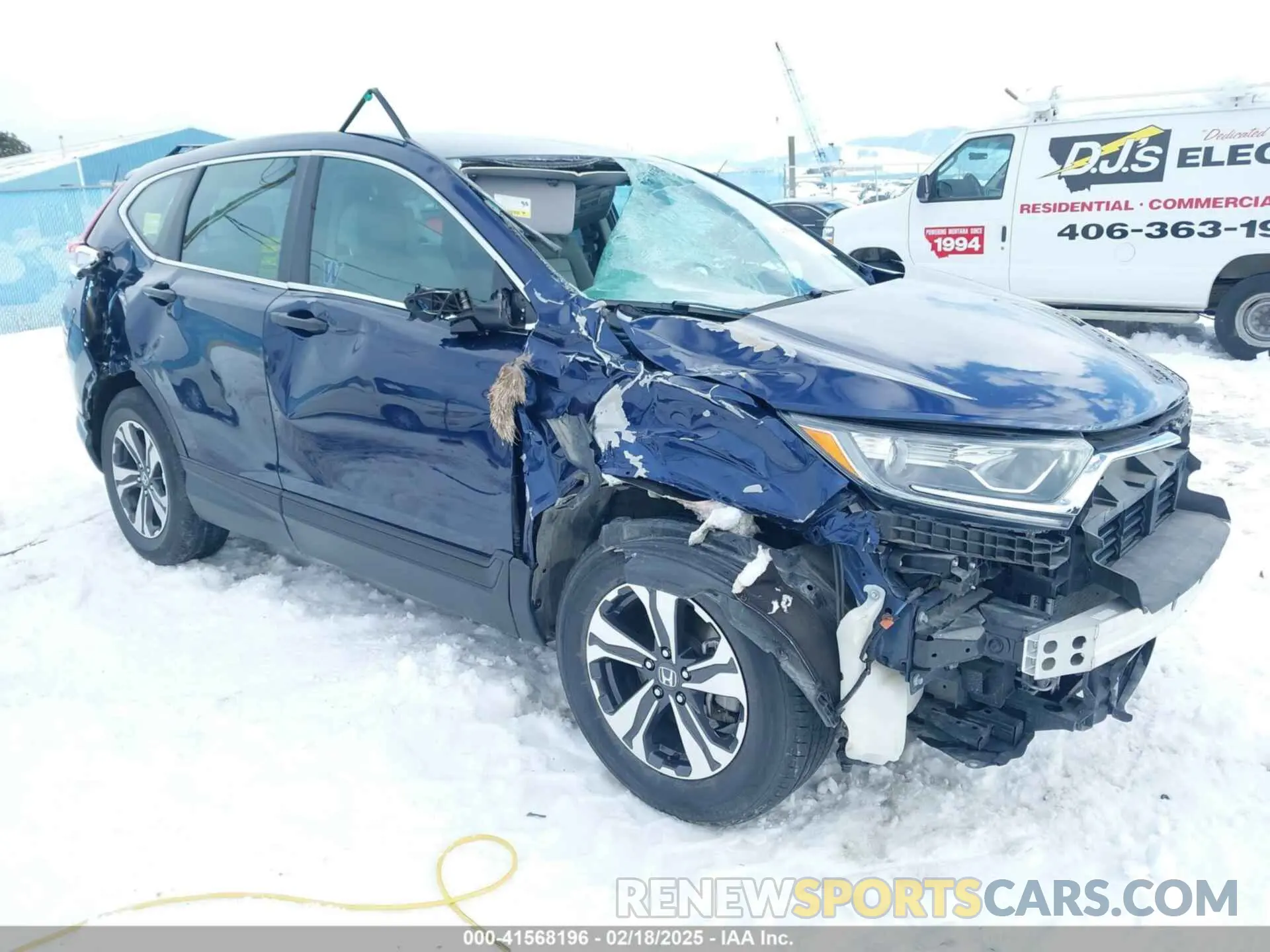 1 Photograph of a damaged car 5J6RW6H35KL000434 HONDA CR-V 2019
