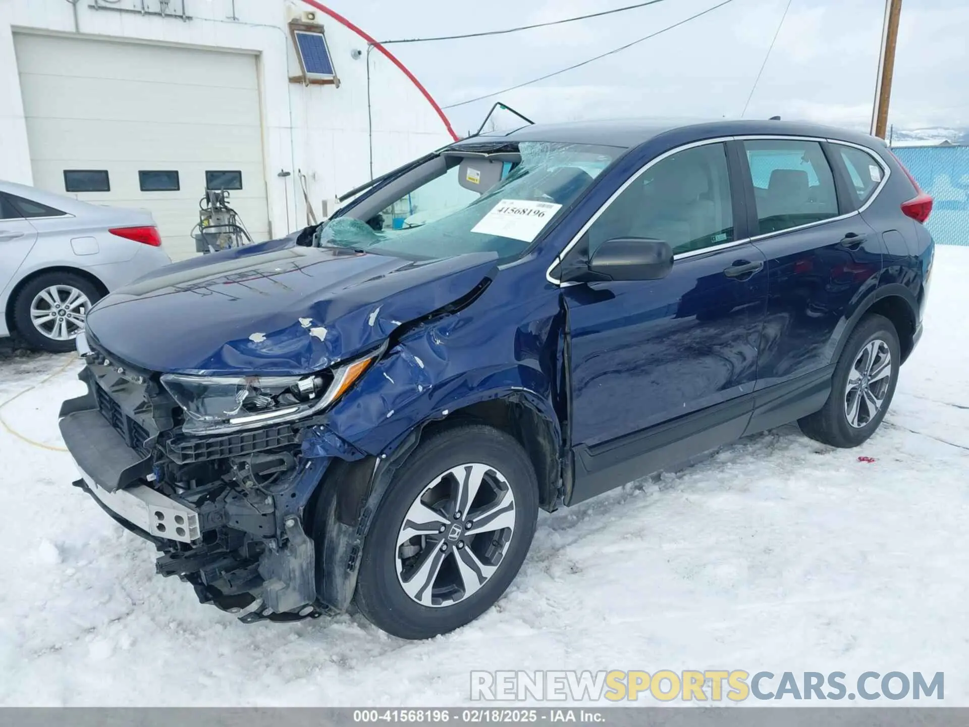 2 Photograph of a damaged car 5J6RW6H35KL000434 HONDA CR-V 2019