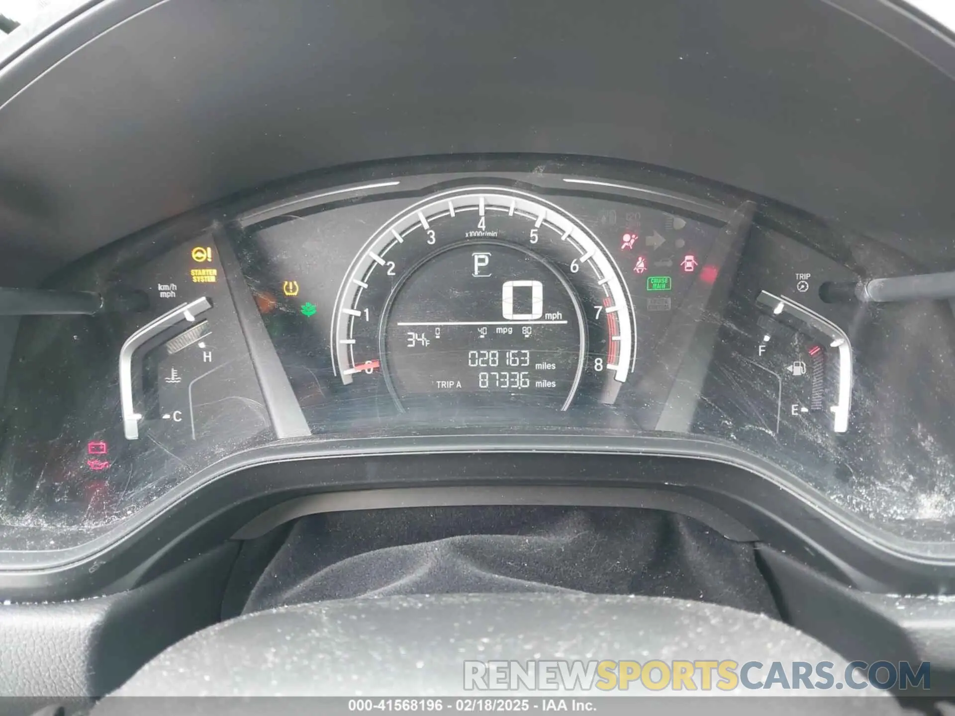 7 Photograph of a damaged car 5J6RW6H35KL000434 HONDA CR-V 2019