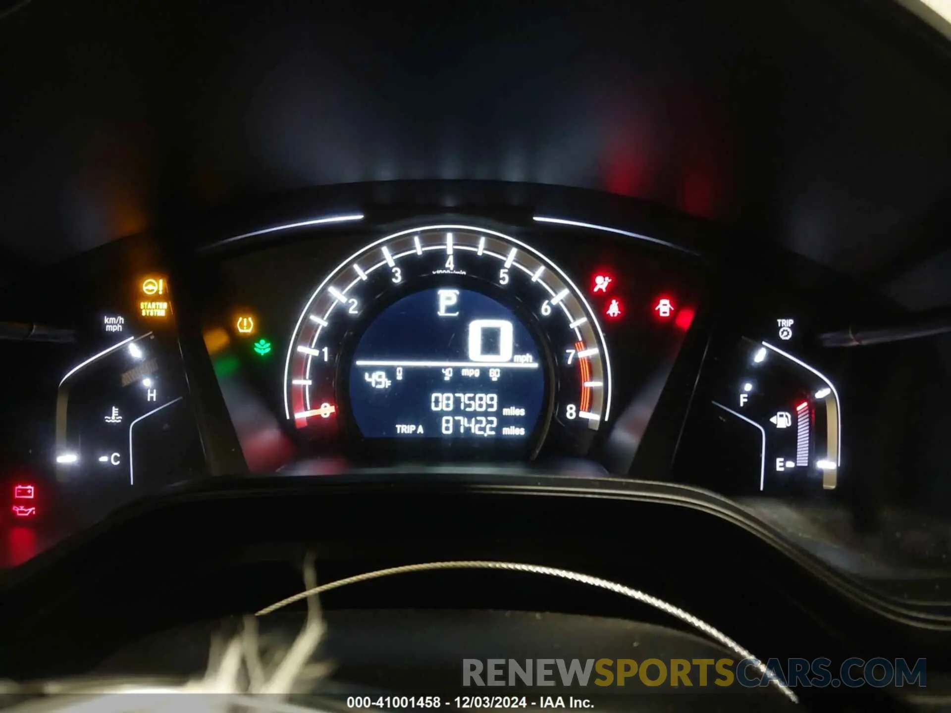 7 Photograph of a damaged car 5J6RW6H35KL001664 HONDA CR-V 2019