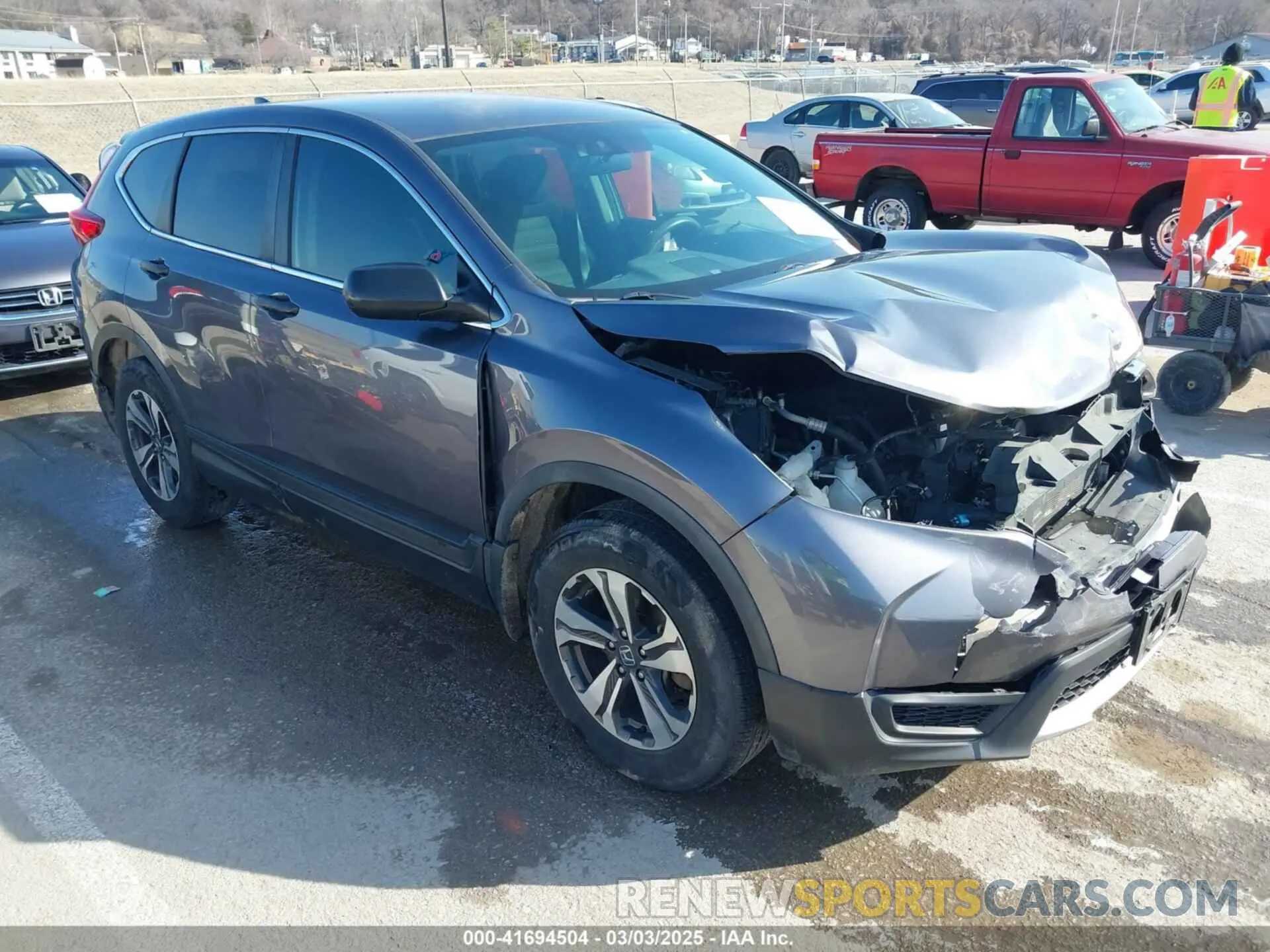1 Photograph of a damaged car 5J6RW6H39KL006446 HONDA CR-V 2019