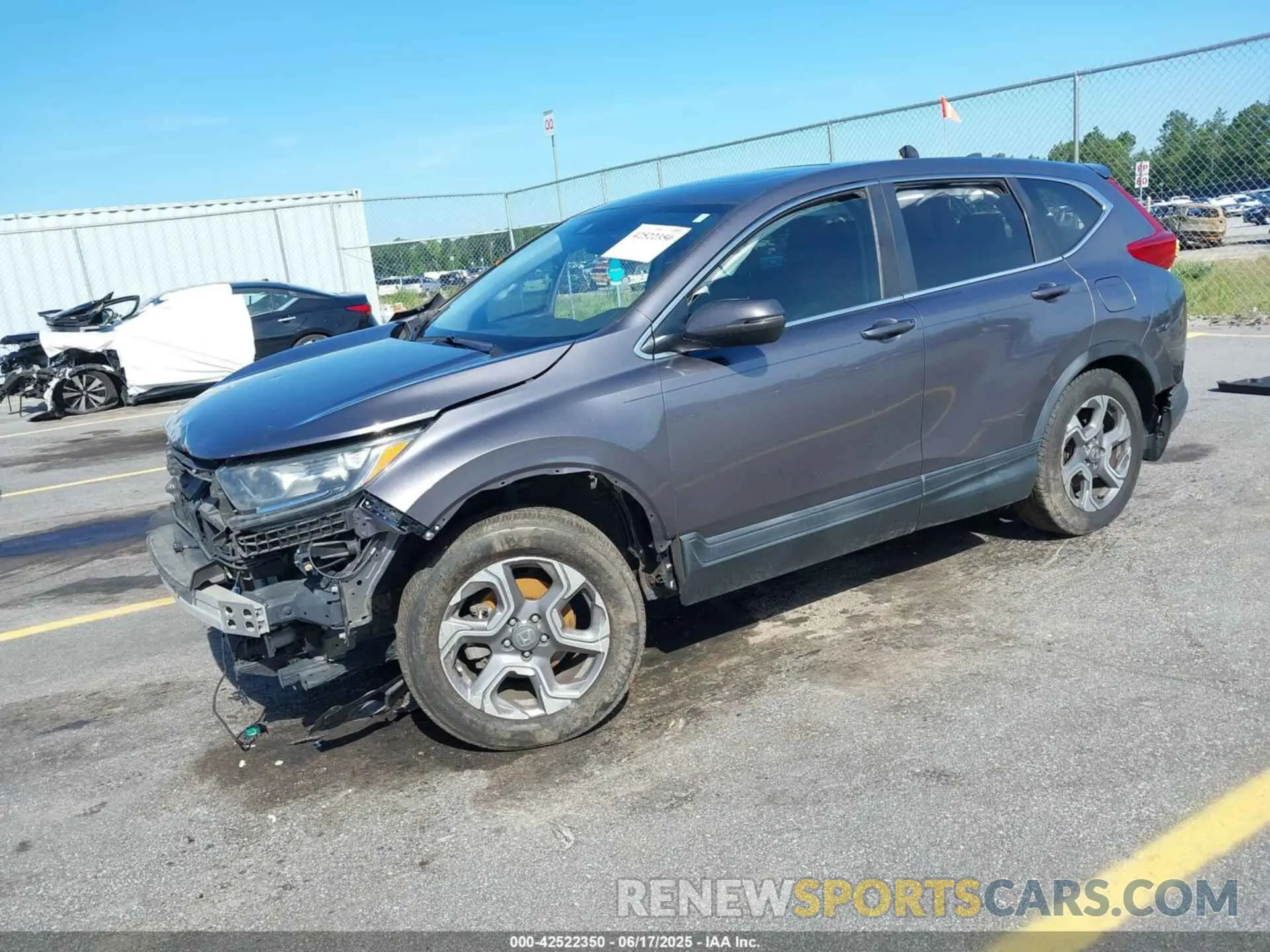 2 Photograph of a damaged car 7FARW1H50KE021676 HONDA CR-V 2019