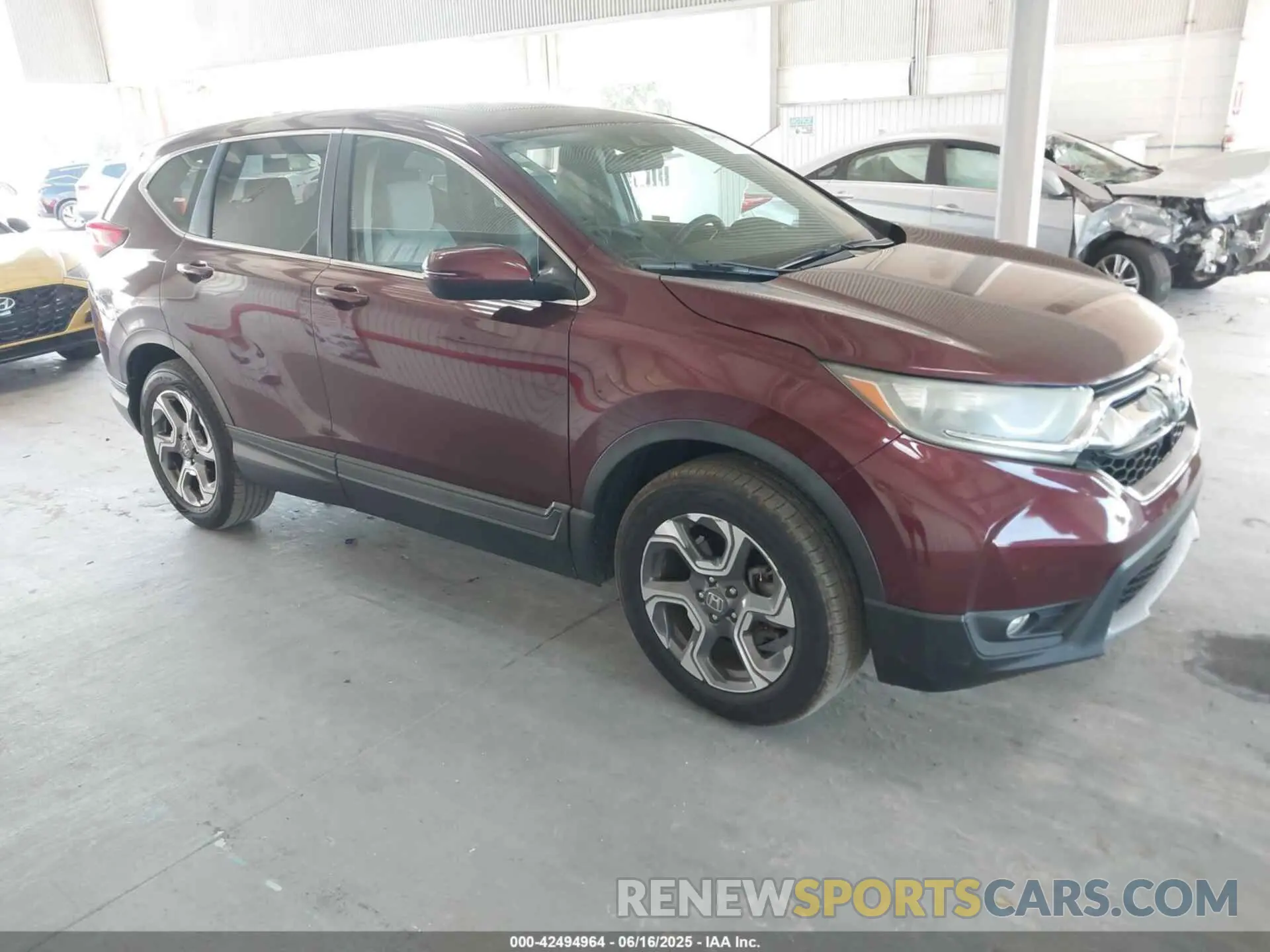 1 Photograph of a damaged car 7FARW1H53KE009005 HONDA CR-V 2019