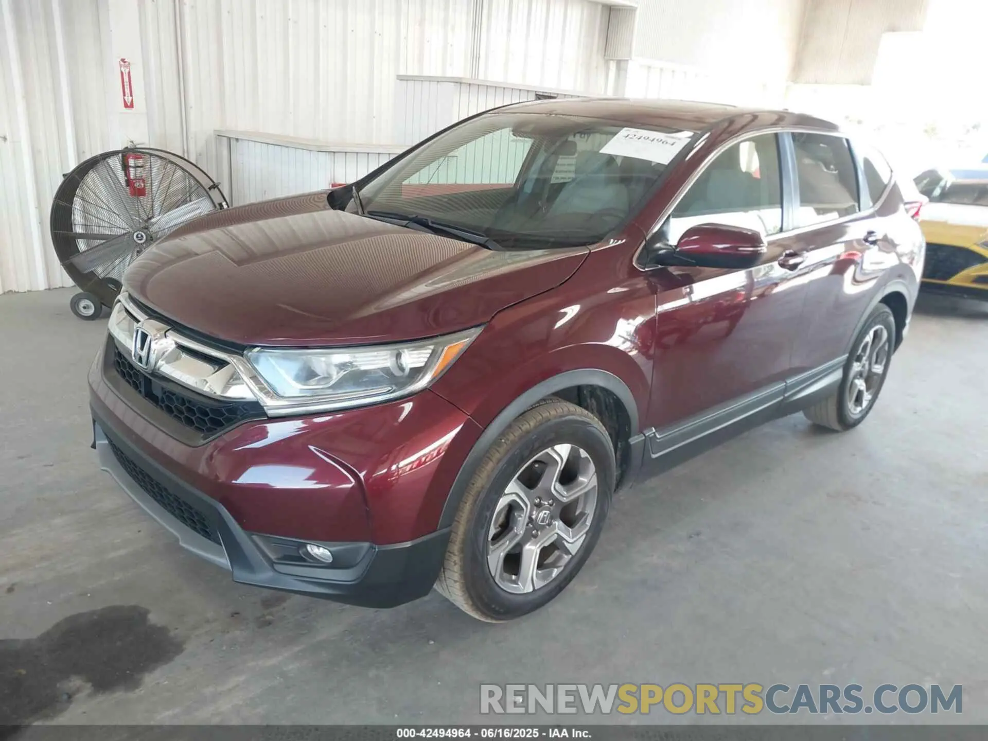 2 Photograph of a damaged car 7FARW1H53KE009005 HONDA CR-V 2019
