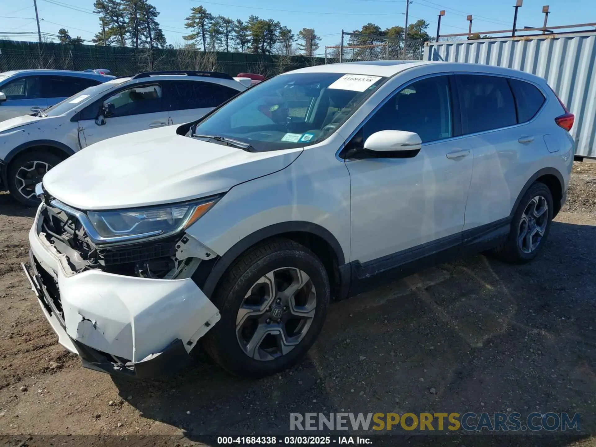 2 Photograph of a damaged car 7FARW1H54KE019493 HONDA CR-V 2019