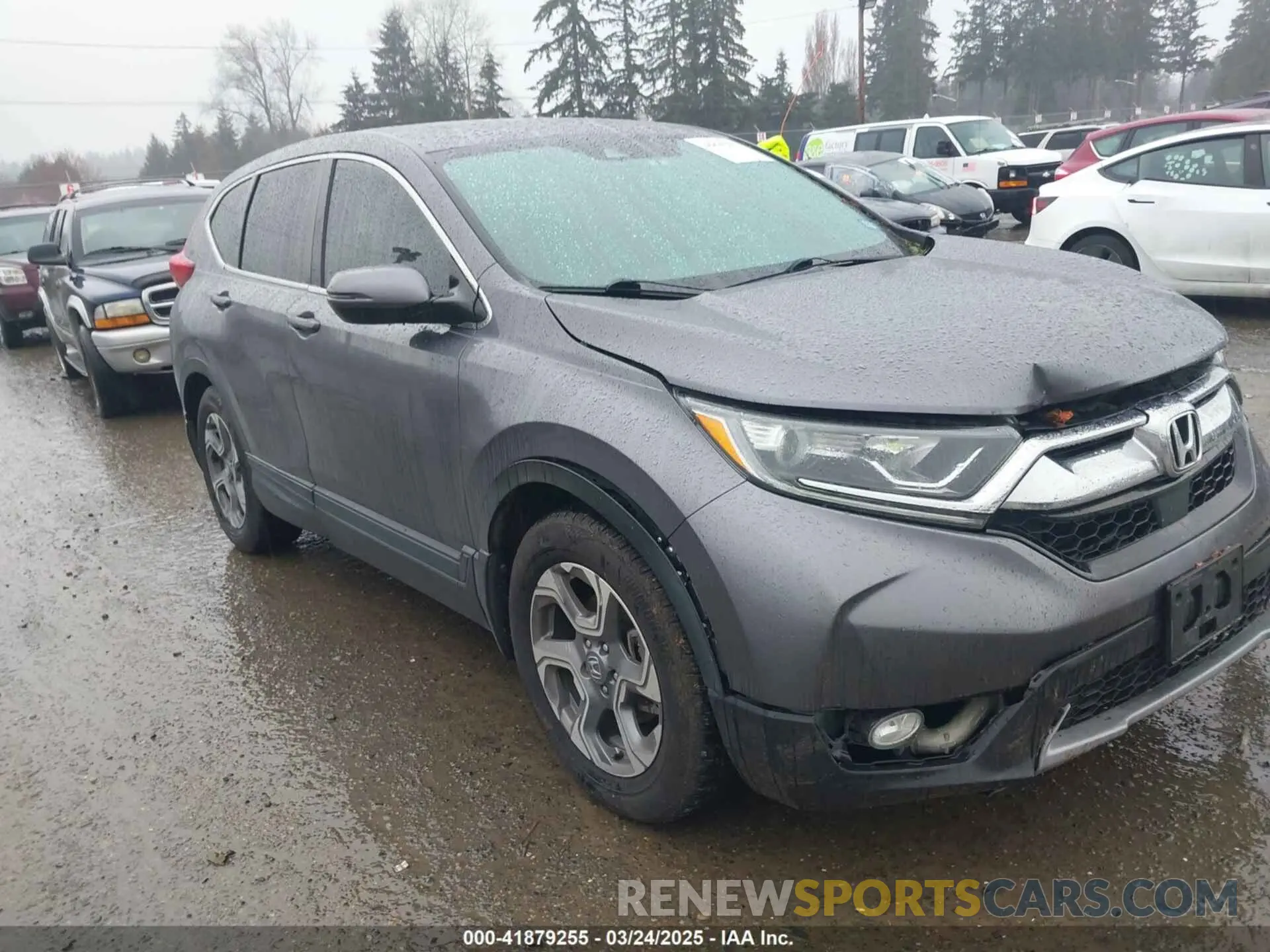 1 Photograph of a damaged car 7FARW1H81KE033300 HONDA CR-V 2019