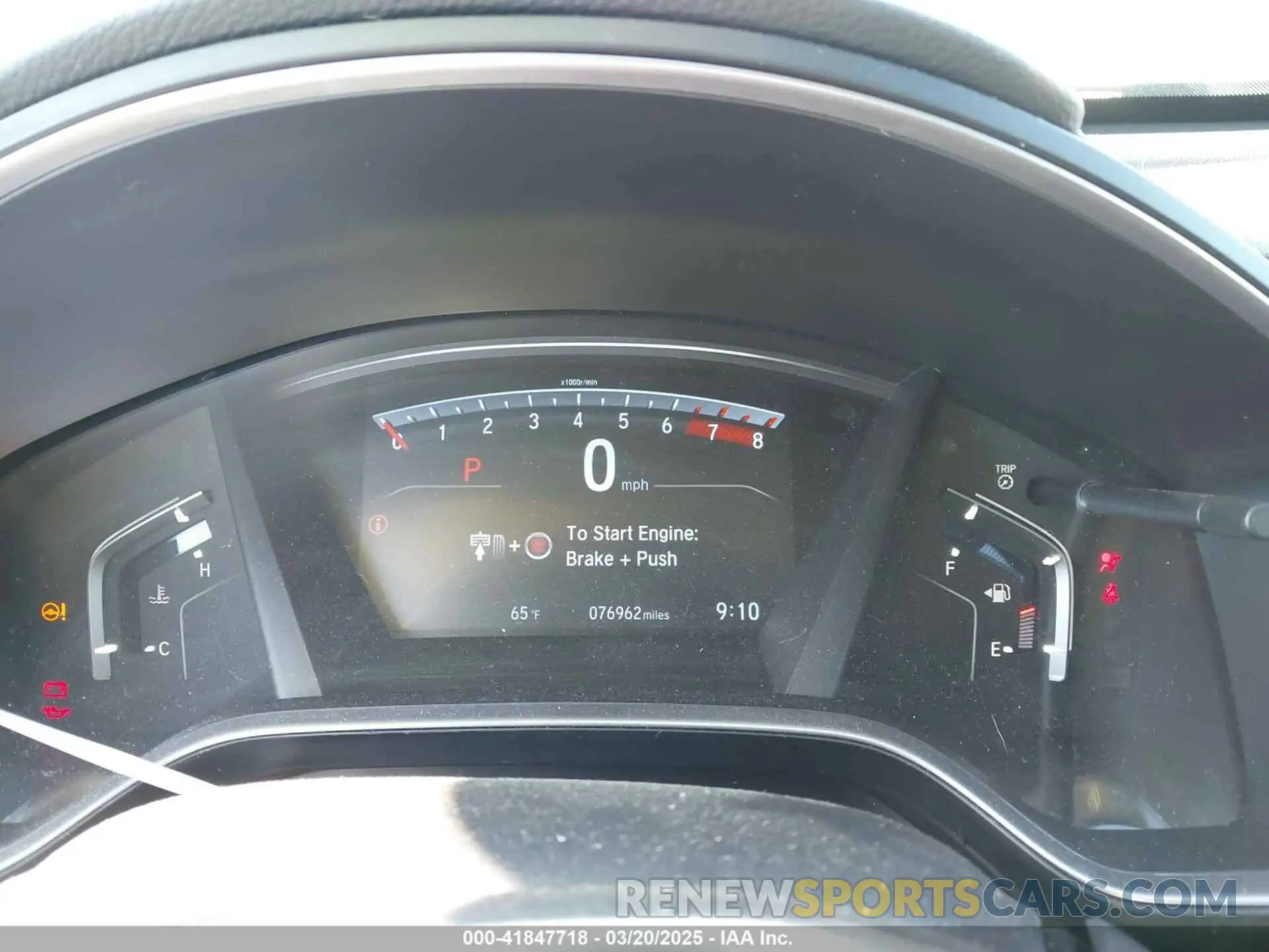 7 Photograph of a damaged car 7FARW1H81KE036164 HONDA CR-V 2019
