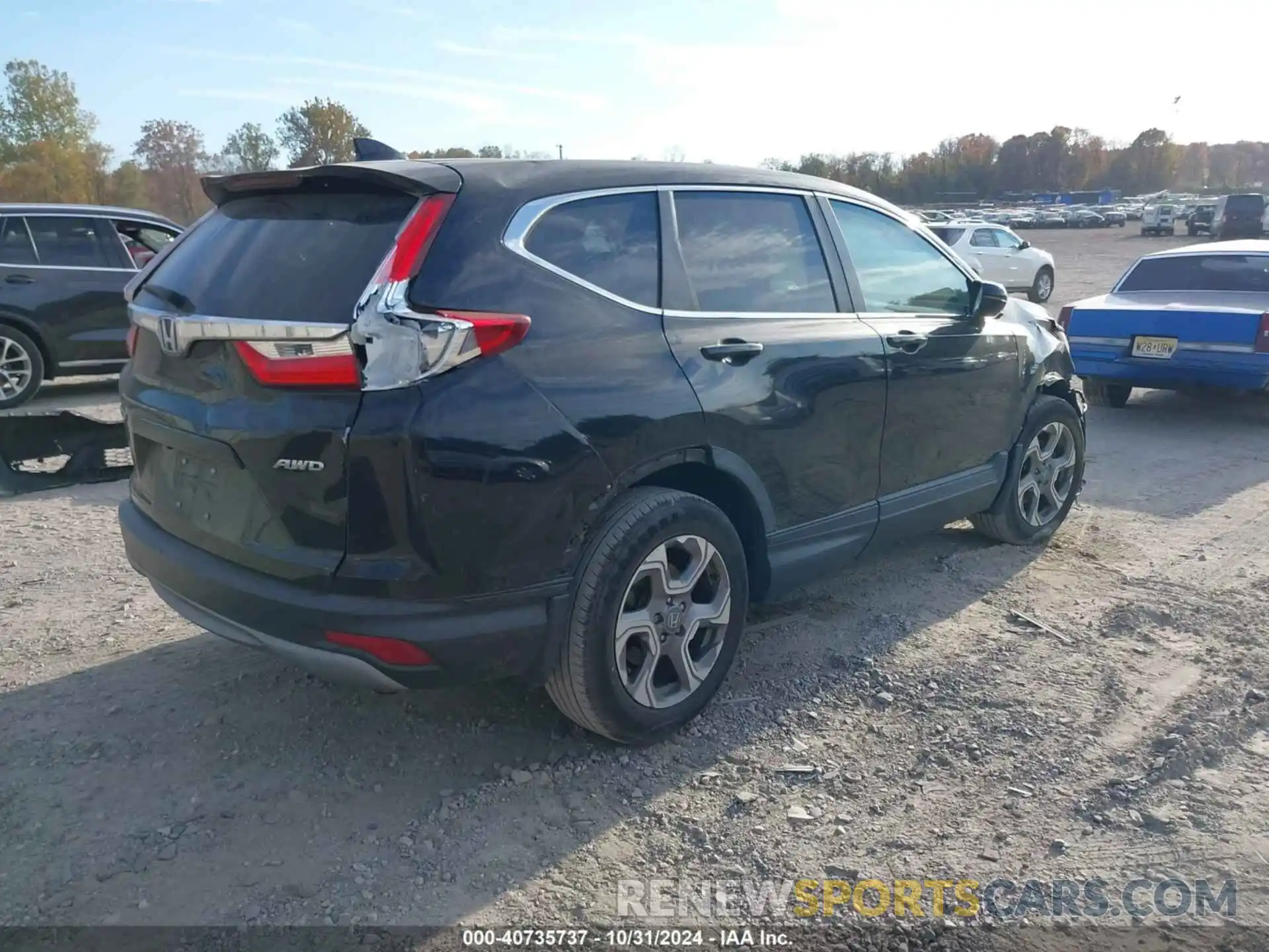 4 Photograph of a damaged car 7FARW2H53KE061398 HONDA CR-V 2019