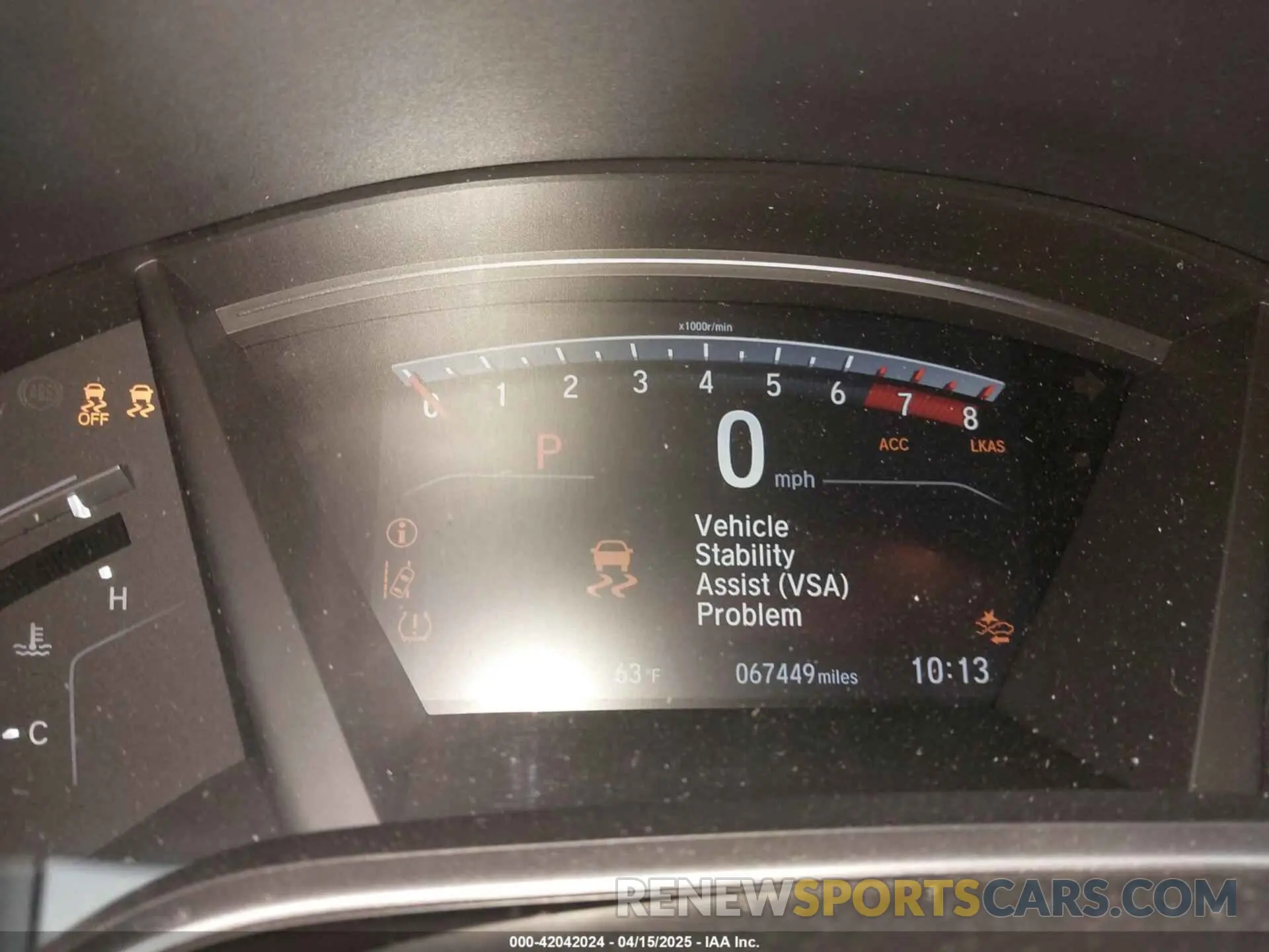 16 Photograph of a damaged car 7FARW2H58KE019907 HONDA CR-V 2019