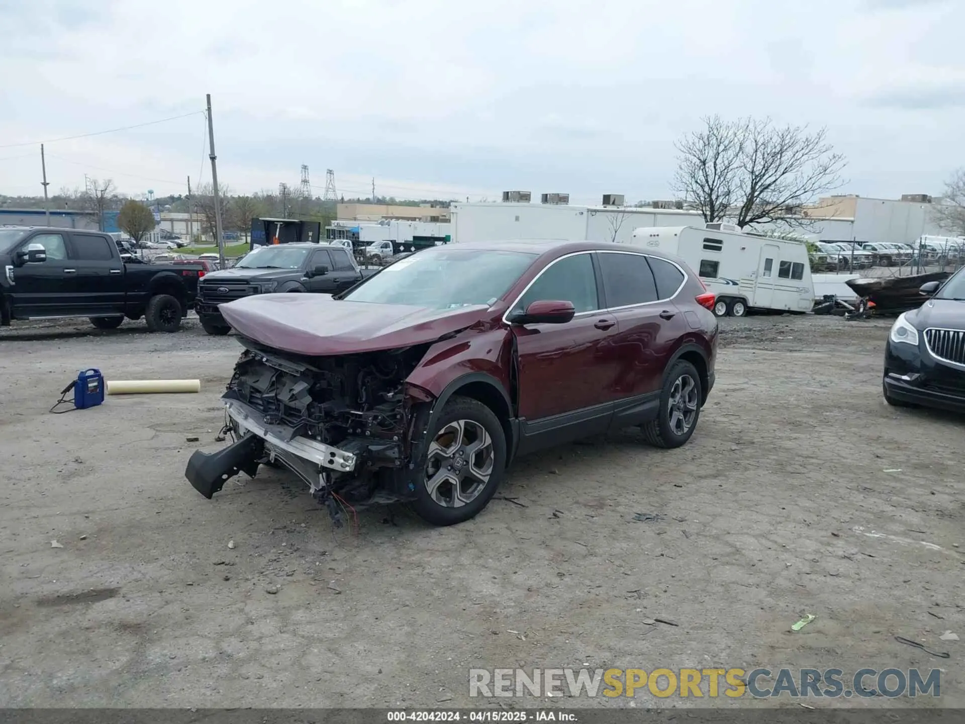 2 Photograph of a damaged car 7FARW2H58KE019907 HONDA CR-V 2019