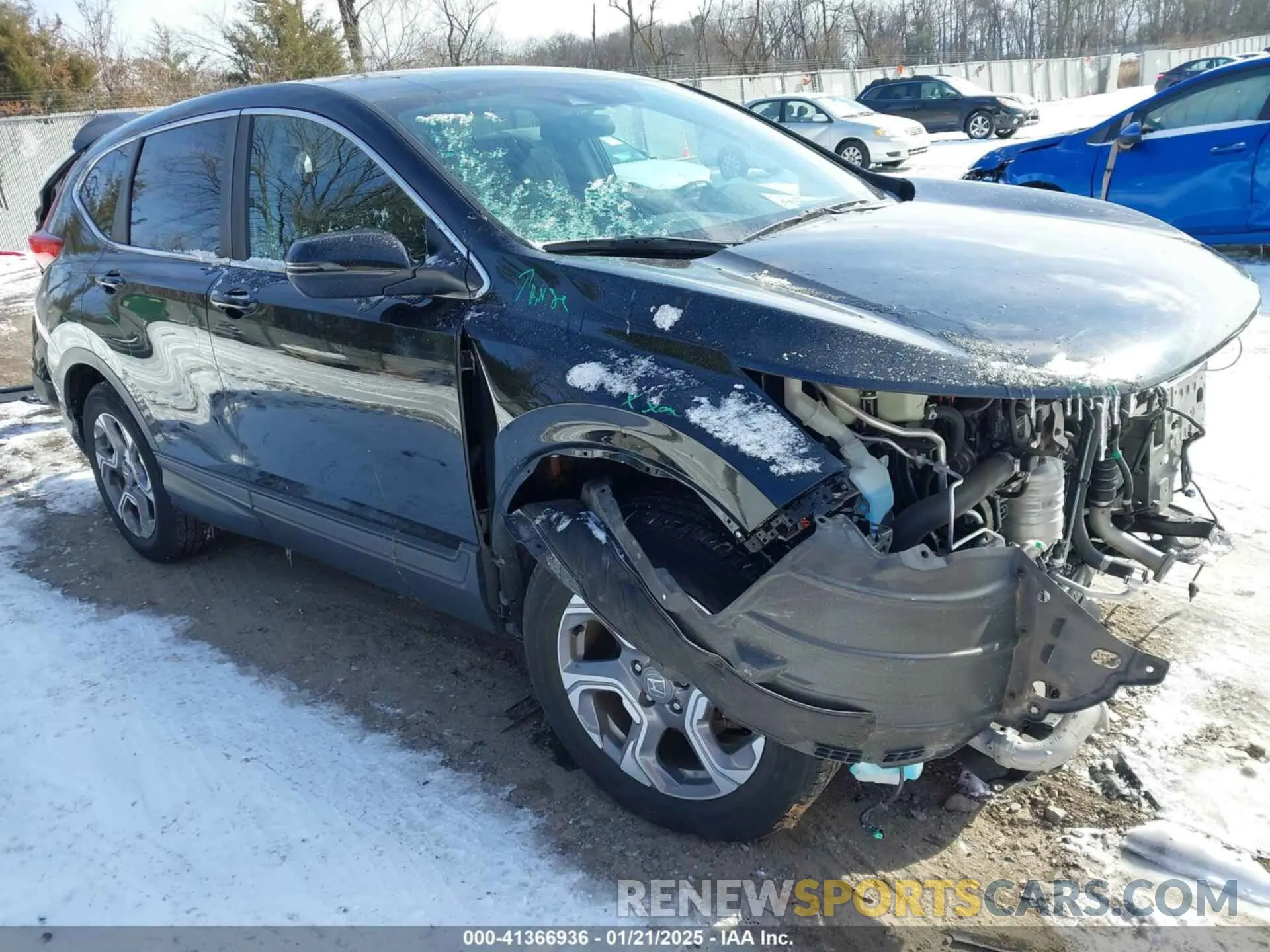1 Photograph of a damaged car 7FARW2H59KE049921 HONDA CR-V 2019