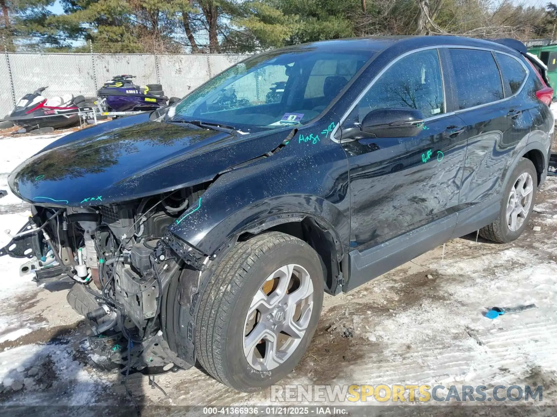 2 Photograph of a damaged car 7FARW2H59KE049921 HONDA CR-V 2019
