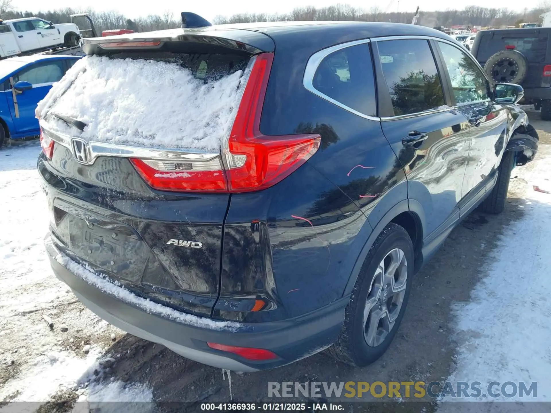4 Photograph of a damaged car 7FARW2H59KE049921 HONDA CR-V 2019