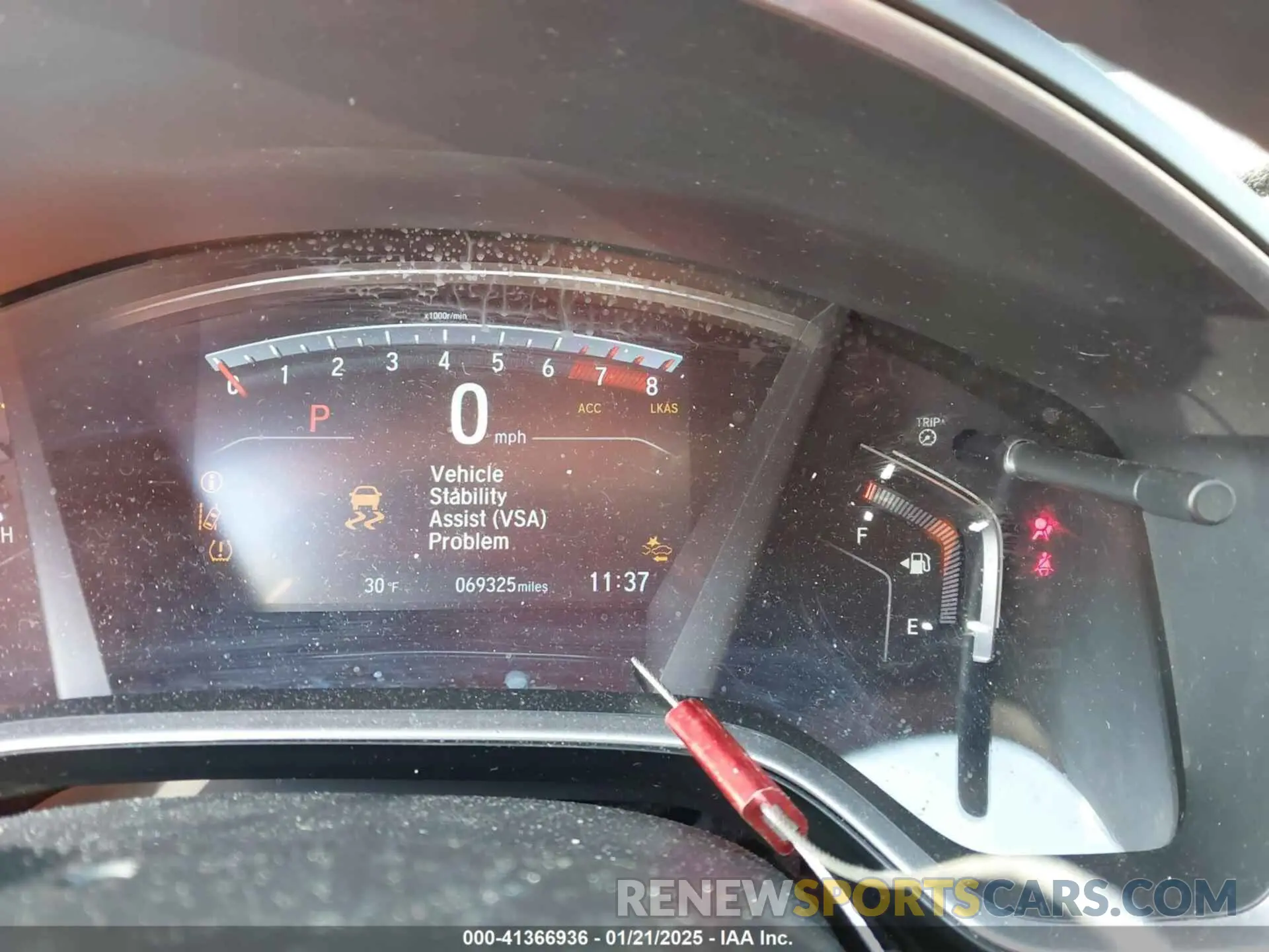 7 Photograph of a damaged car 7FARW2H59KE049921 HONDA CR-V 2019