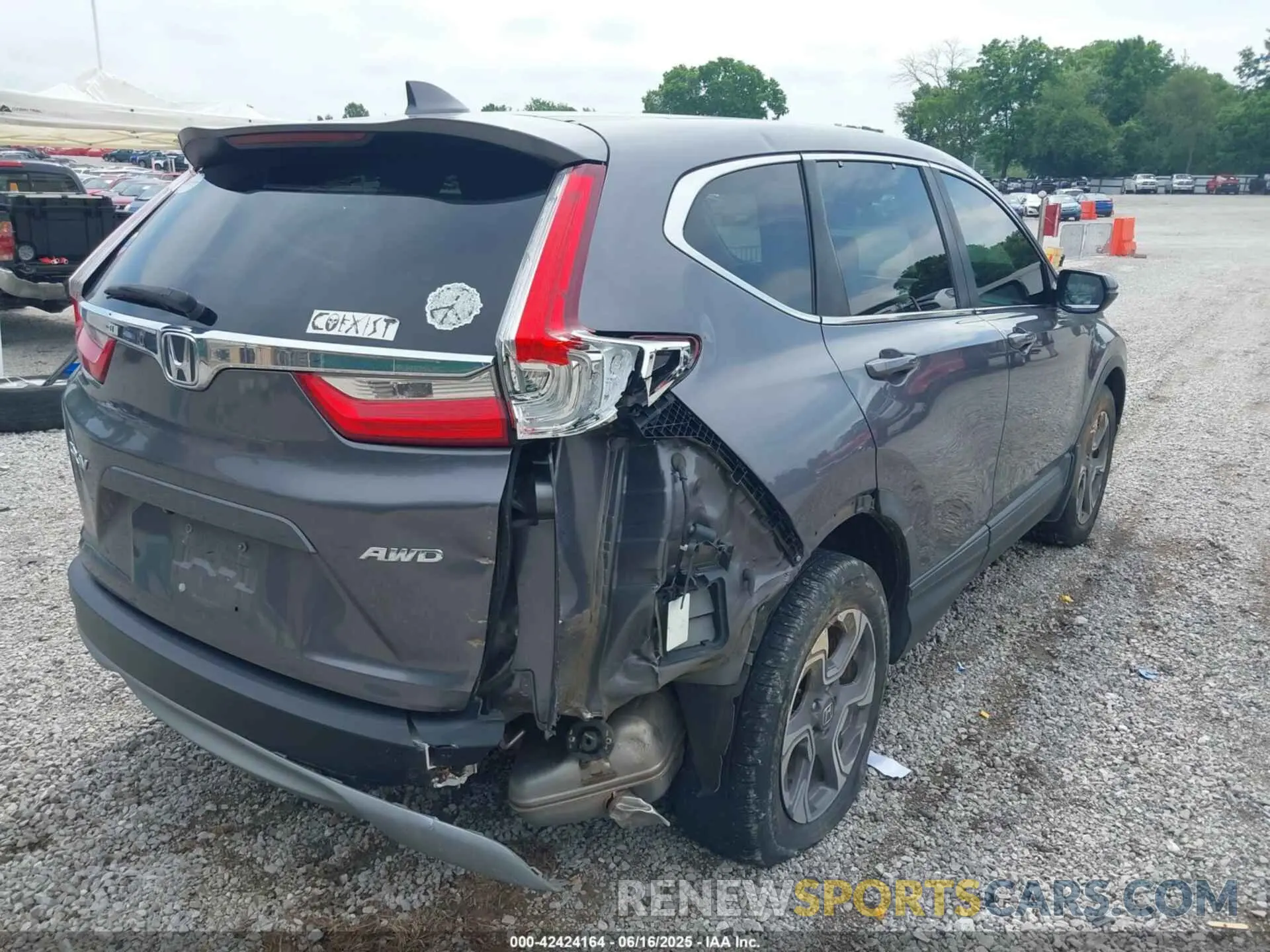 6 Photograph of a damaged car 7FARW2H84KE018991 HONDA CR-V 2019