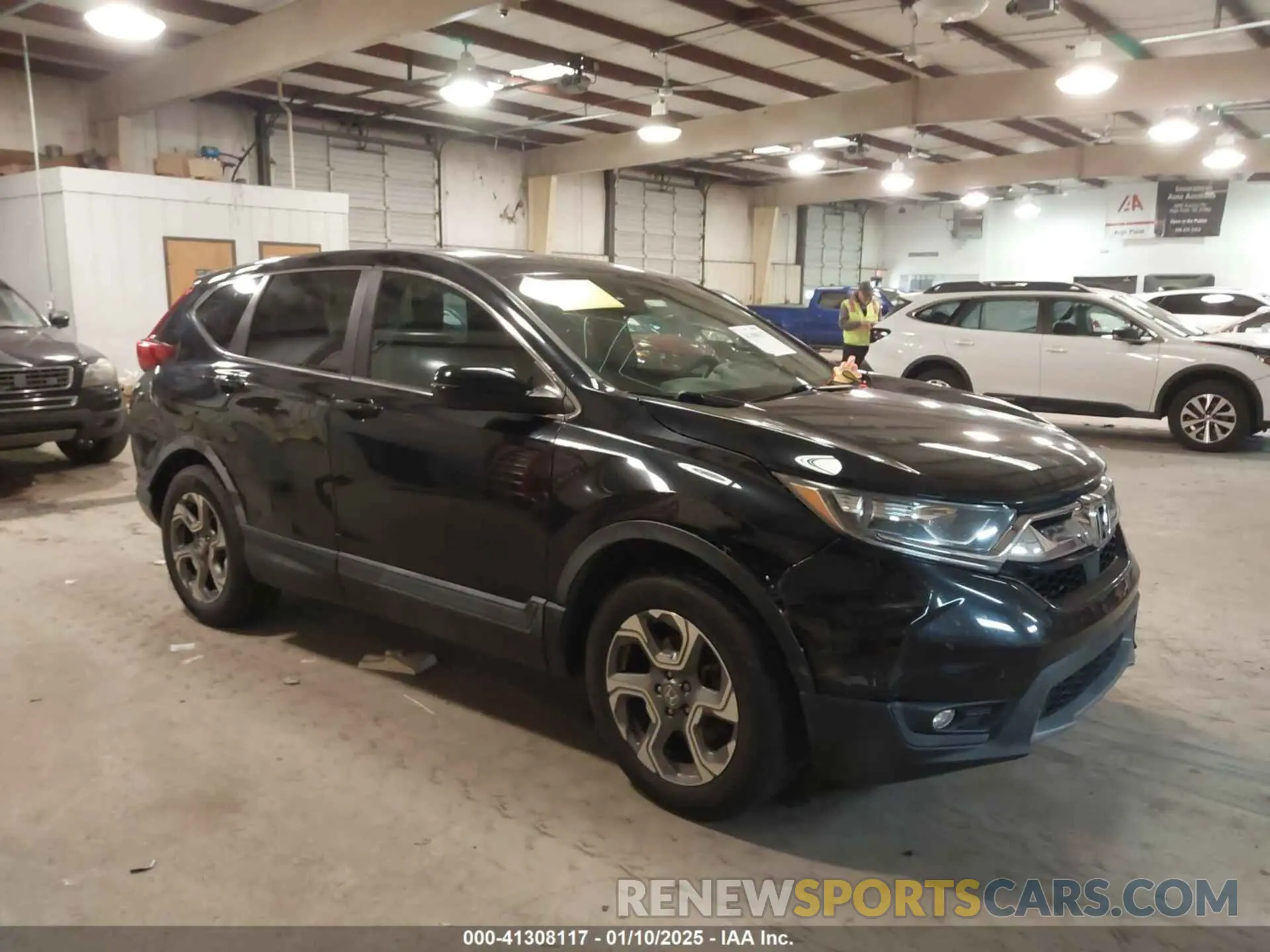 1 Photograph of a damaged car JHLRW2H51KX013452 HONDA CR-V 2019