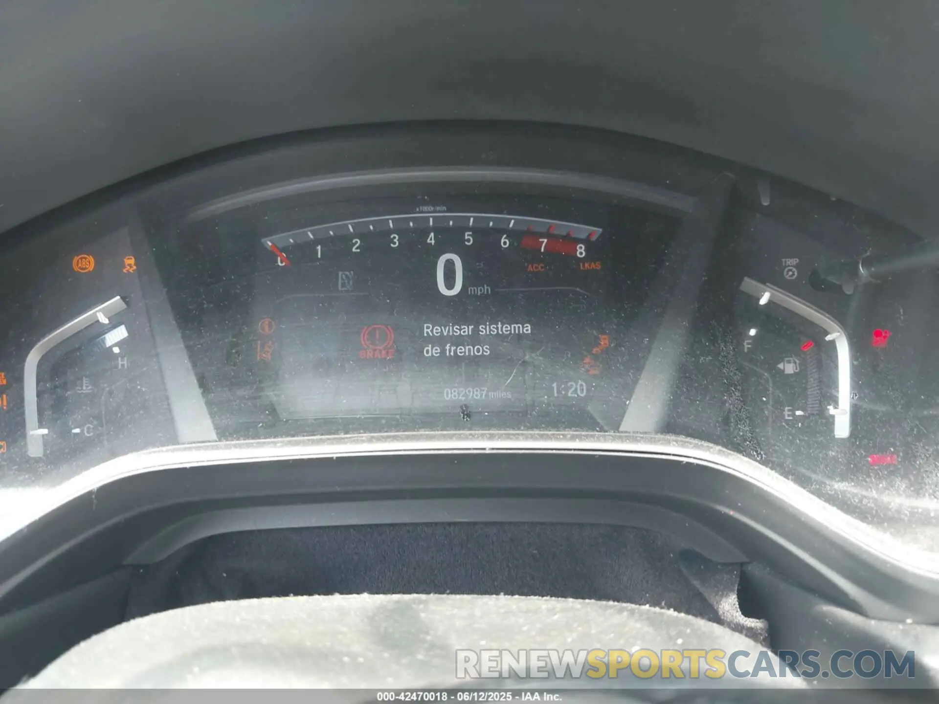 7 Photograph of a damaged car JHLRW2H53KX018605 HONDA CR-V 2019