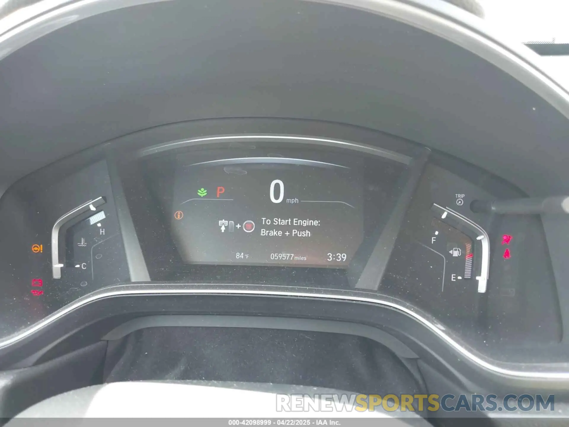 7 Photograph of a damaged car JHLRW2H56KX007047 HONDA CR-V 2019