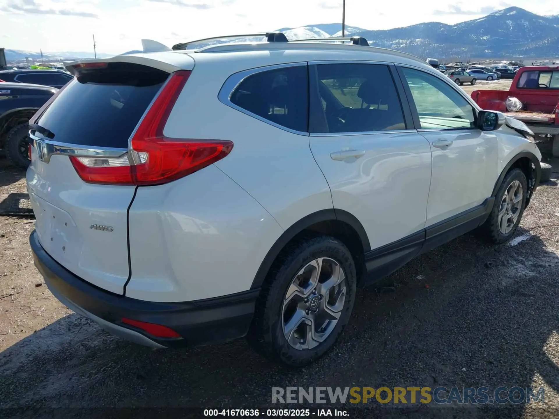 4 Photograph of a damaged car JHLRW2H81KX006771 HONDA CR-V 2019