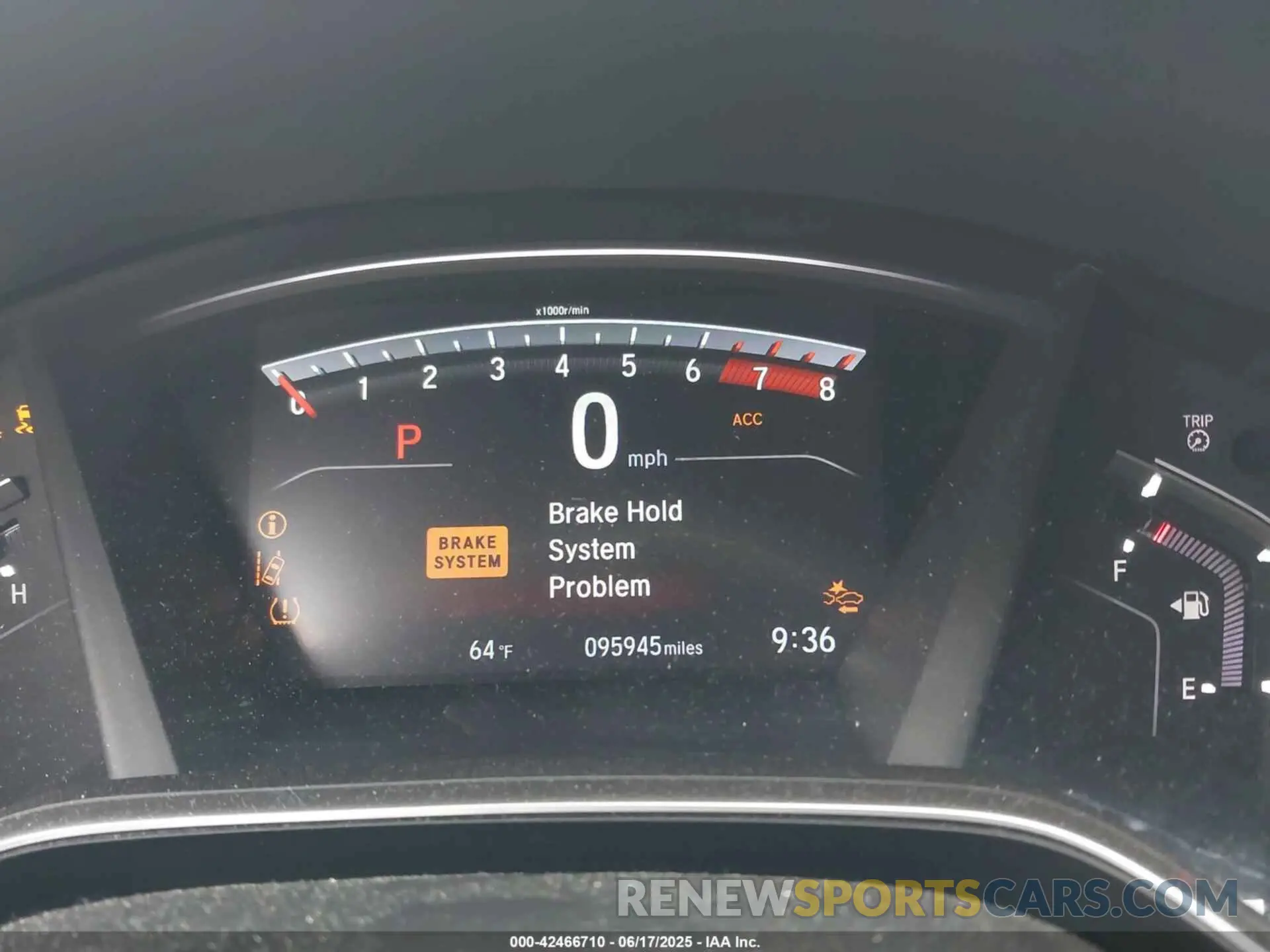 15 Photograph of a damaged car JHLRW2H83KX004259 HONDA CR-V 2019