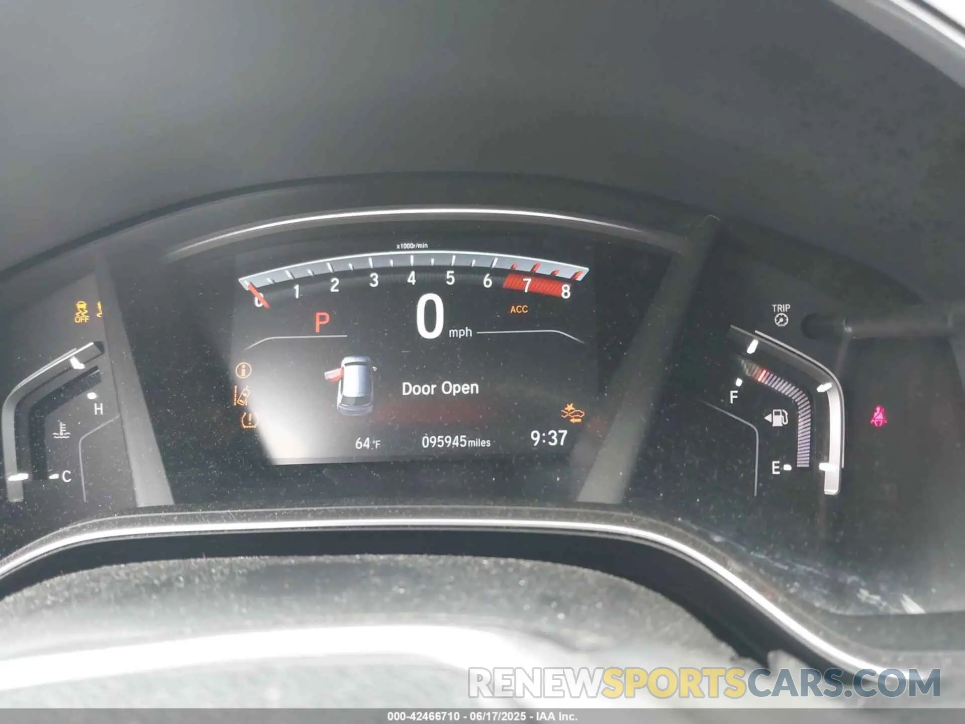 7 Photograph of a damaged car JHLRW2H83KX004259 HONDA CR-V 2019