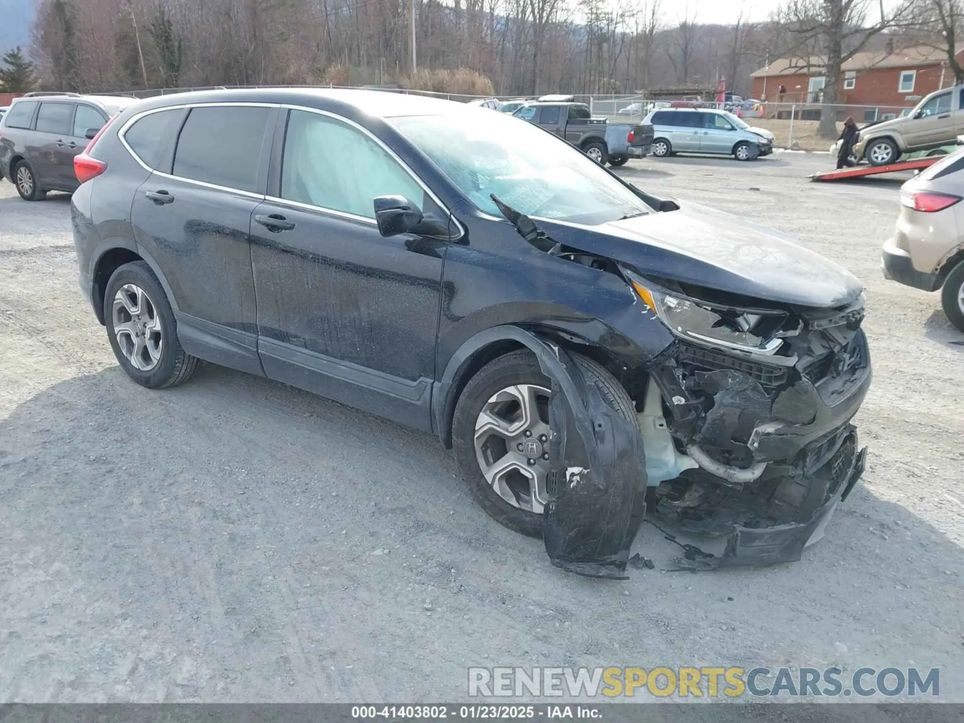 1 Photograph of a damaged car JHLRW2H88KX012907 HONDA CR-V 2019