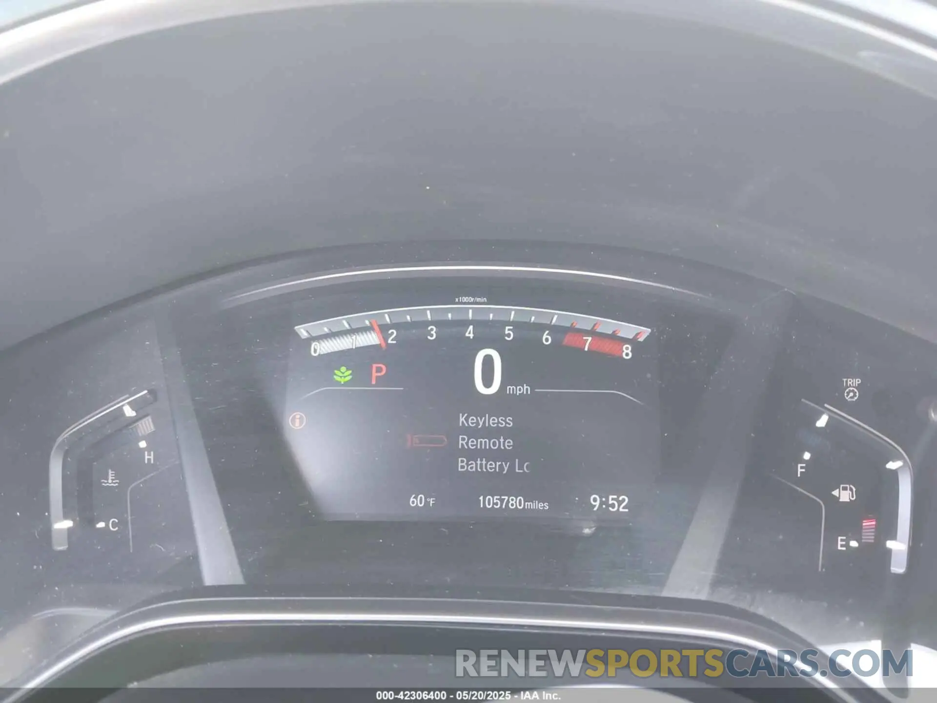 7 Photograph of a damaged car JHLRW2H98KX003911 HONDA CR-V 2019