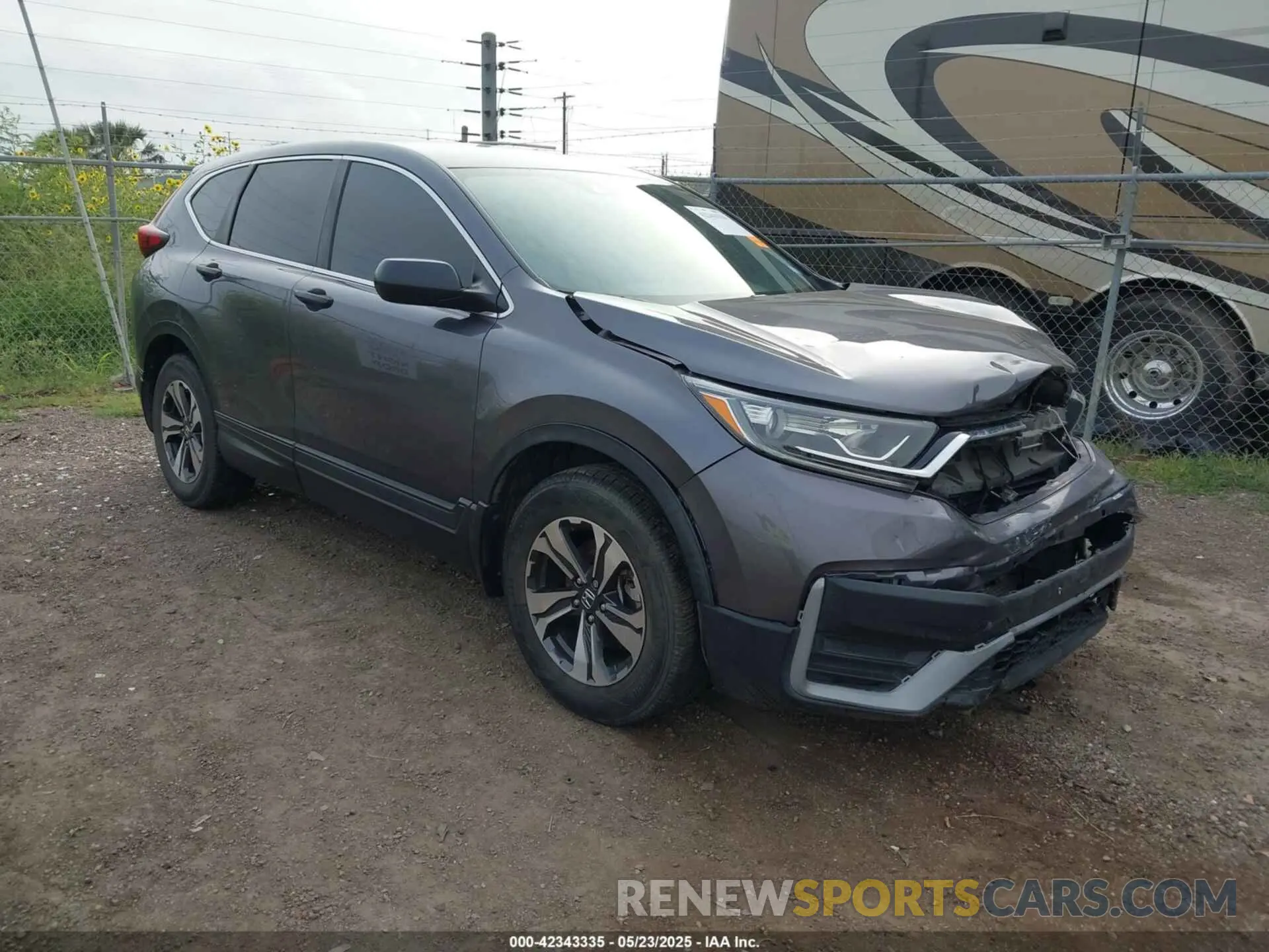 1 Photograph of a damaged car 2HKRW1H20LH410080 HONDA CR-V 2020