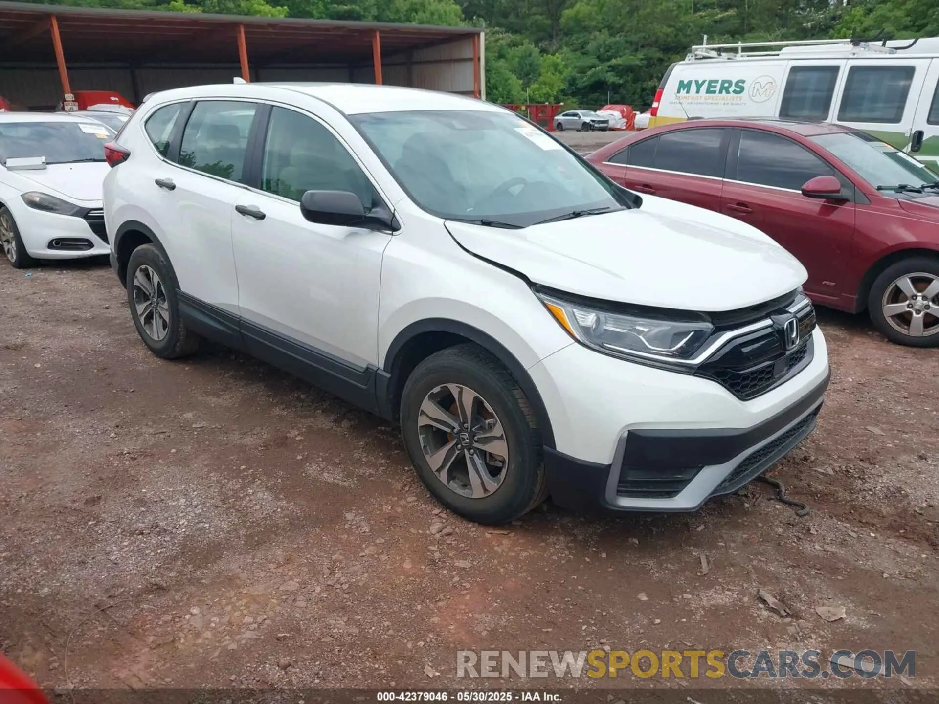 1 Photograph of a damaged car 2HKRW1H2XLH411527 HONDA CR-V 2020