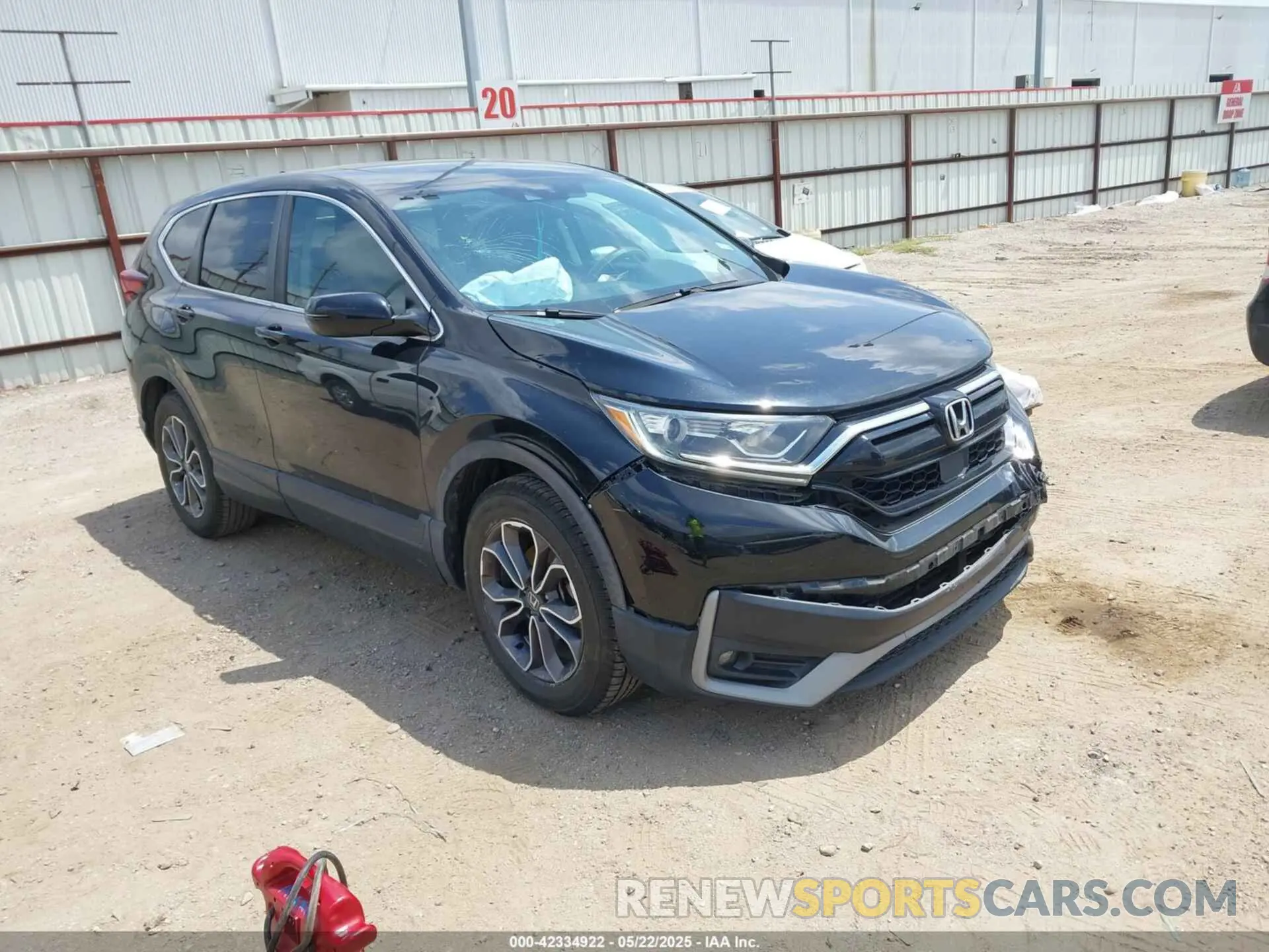 1 Photograph of a damaged car 2HKRW1H53LH422413 HONDA CR-V 2020