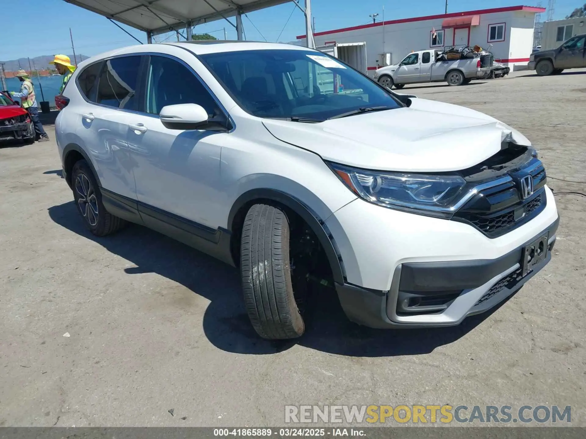1 Photograph of a damaged car 2HKRW1H54LH422078 HONDA CR-V 2020
