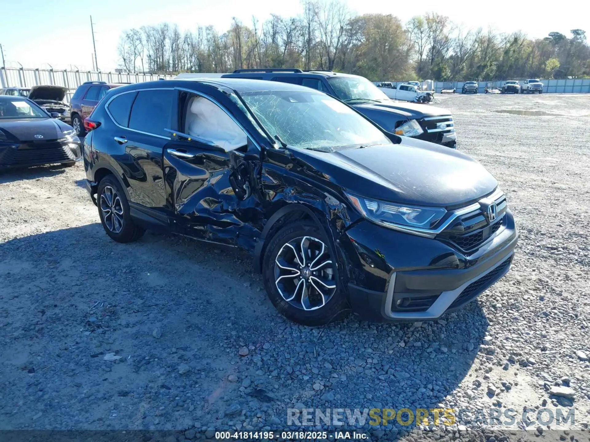 1 Photograph of a damaged car 2HKRW1H55LH401563 HONDA CR-V 2020