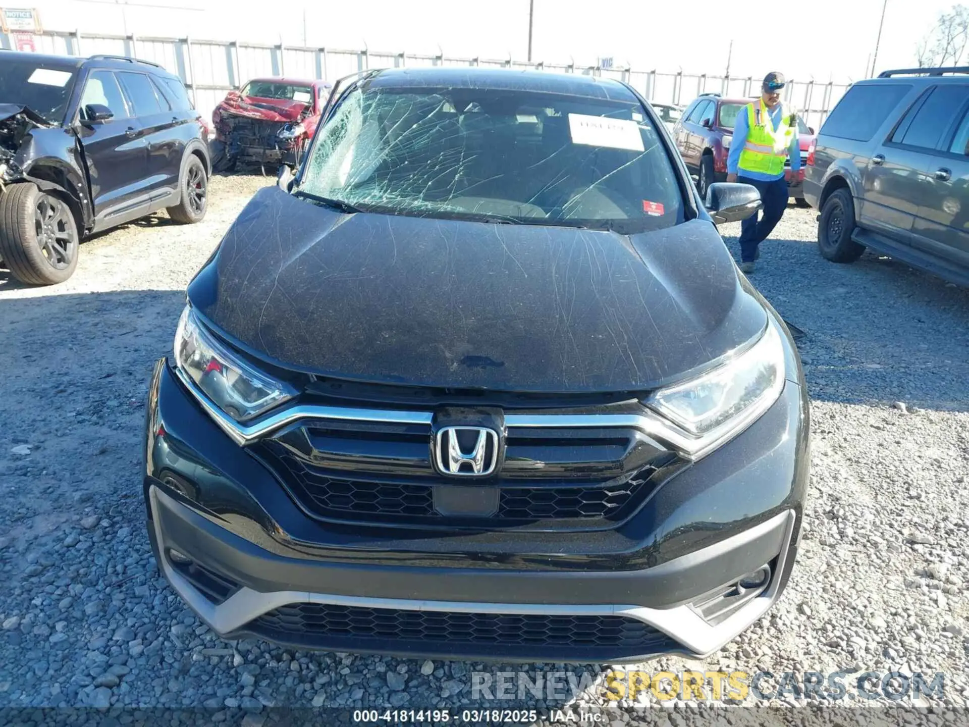 13 Photograph of a damaged car 2HKRW1H55LH401563 HONDA CR-V 2020