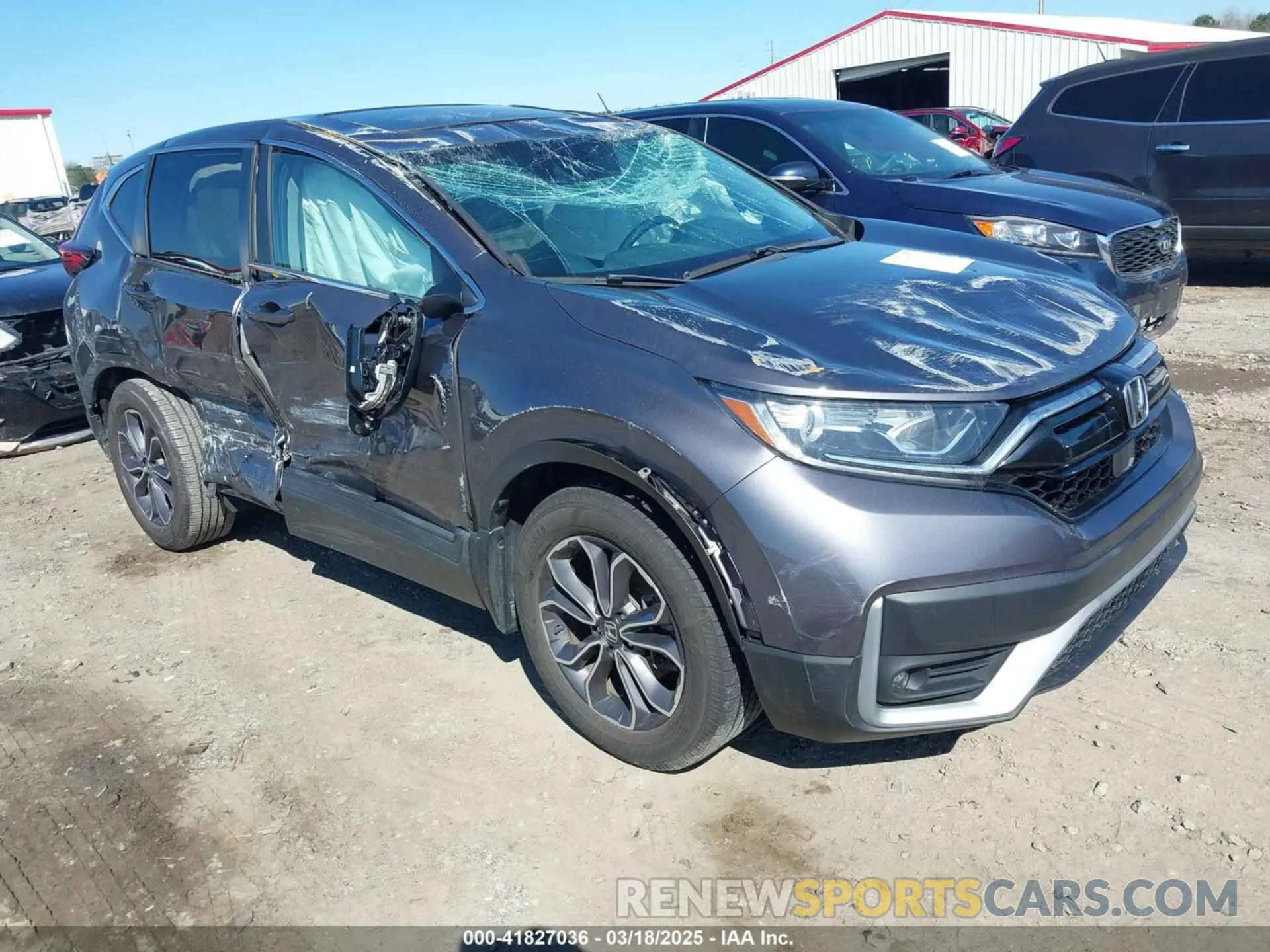 1 Photograph of a damaged car 2HKRW1H55LH405788 HONDA CR-V 2020