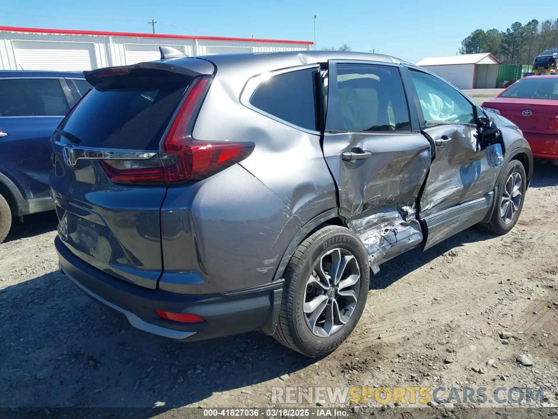 4 Photograph of a damaged car 2HKRW1H55LH405788 HONDA CR-V 2020