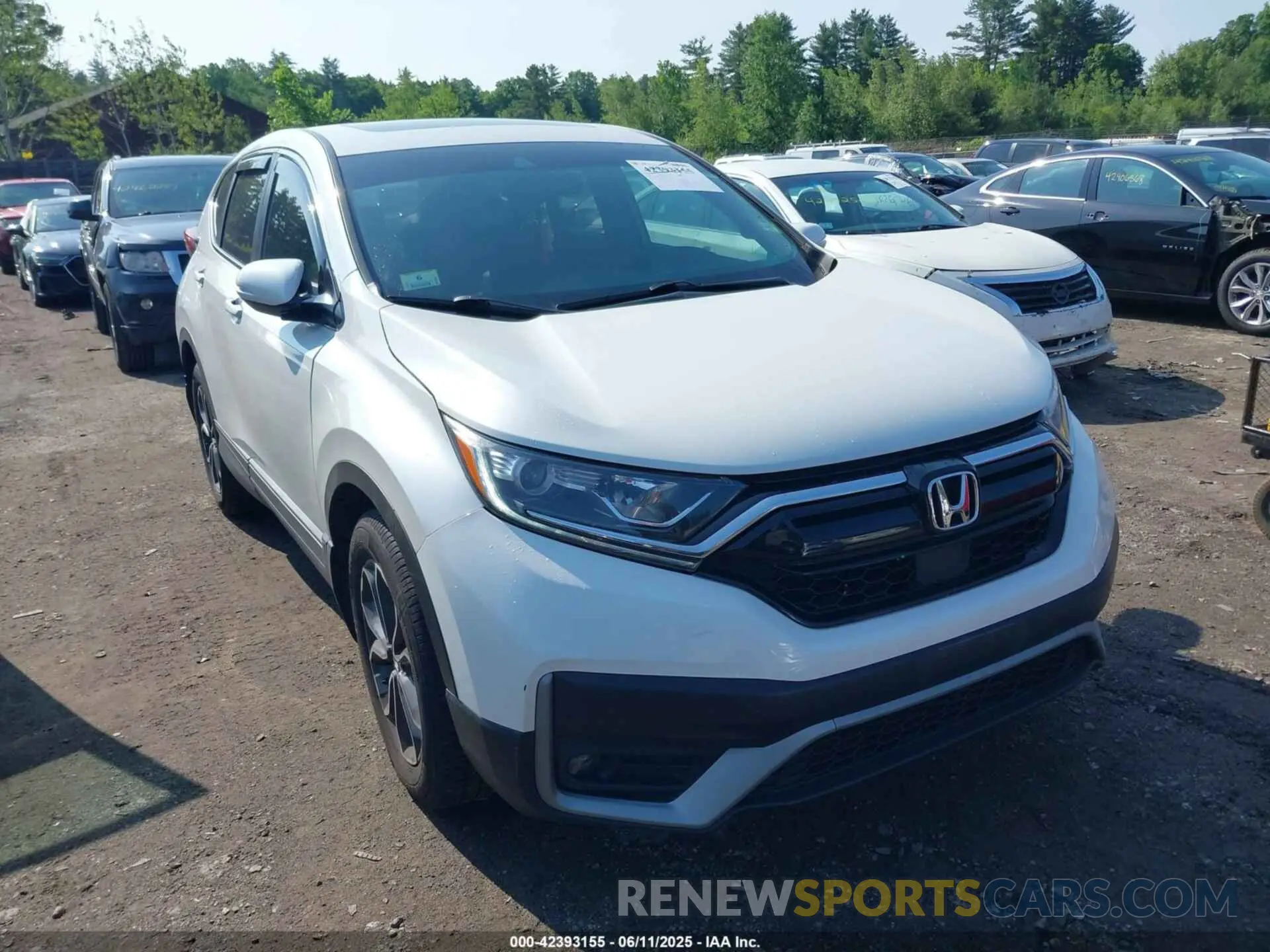 1 Photograph of a damaged car 2HKRW1H87LH416916 HONDA CR-V 2020