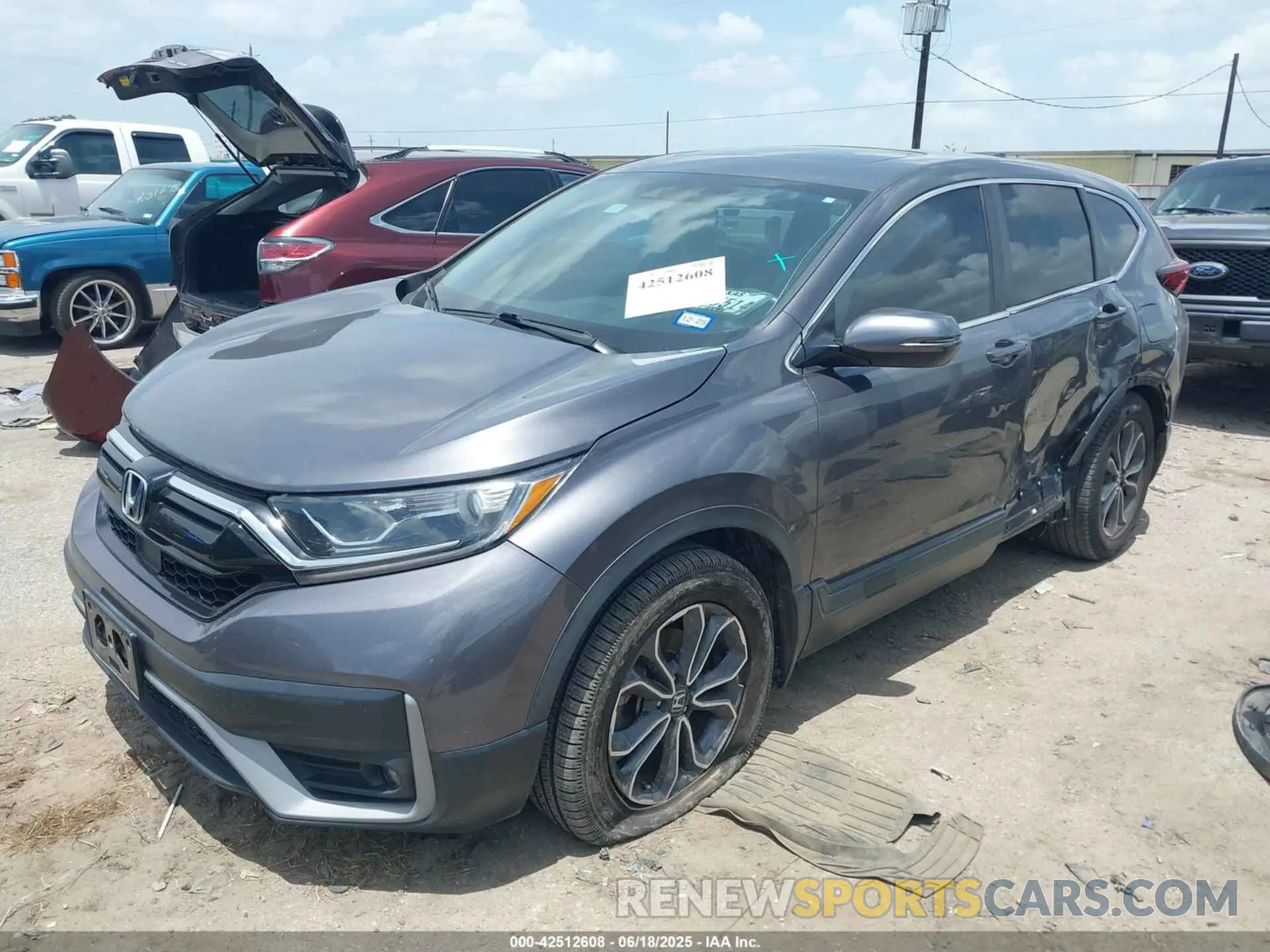 2 Photograph of a damaged car 2HKRW1H87LH426197 HONDA CR-V 2020