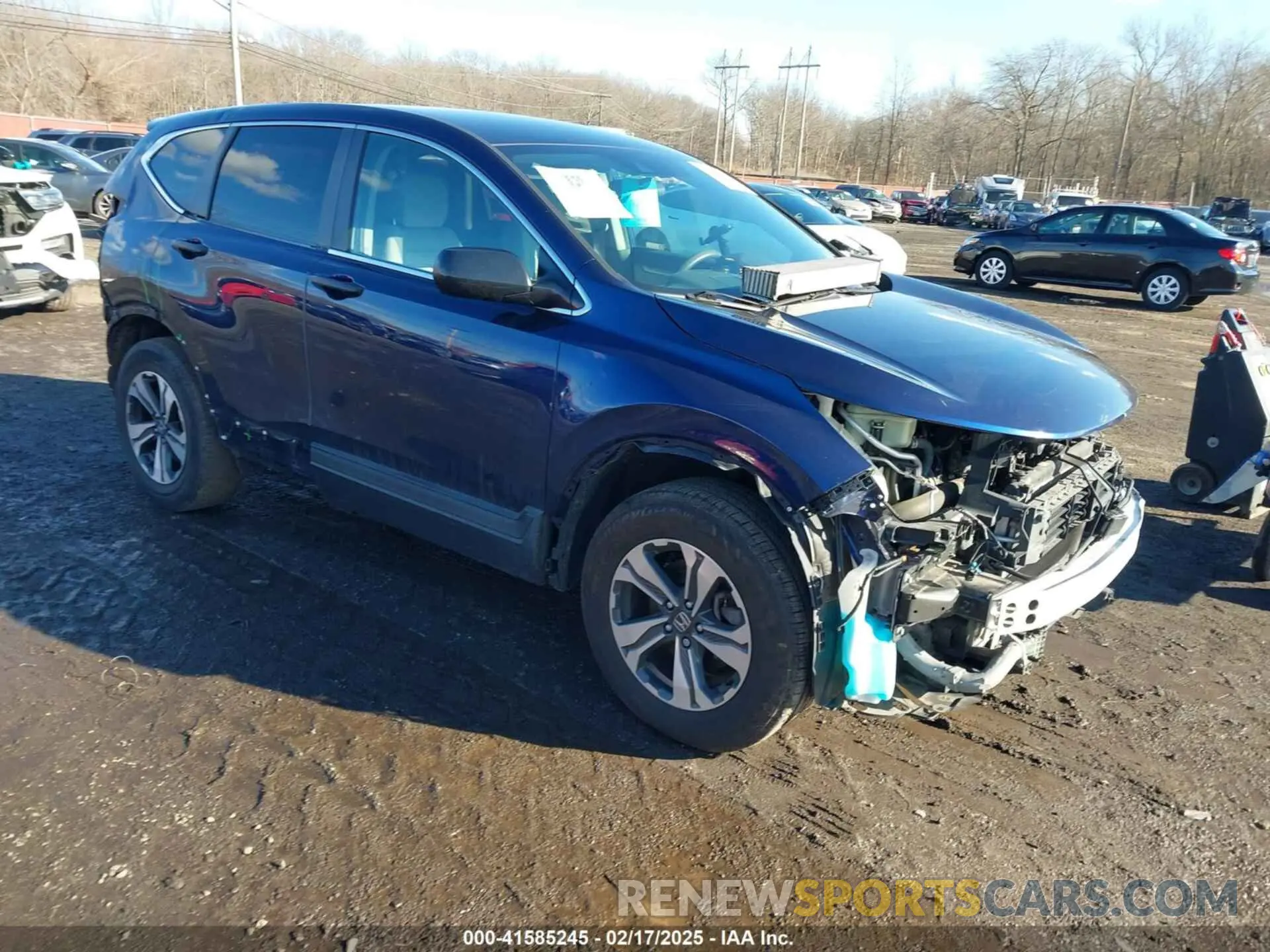 1 Photograph of a damaged car 2HKRW2H23LH661617 HONDA CR-V 2020